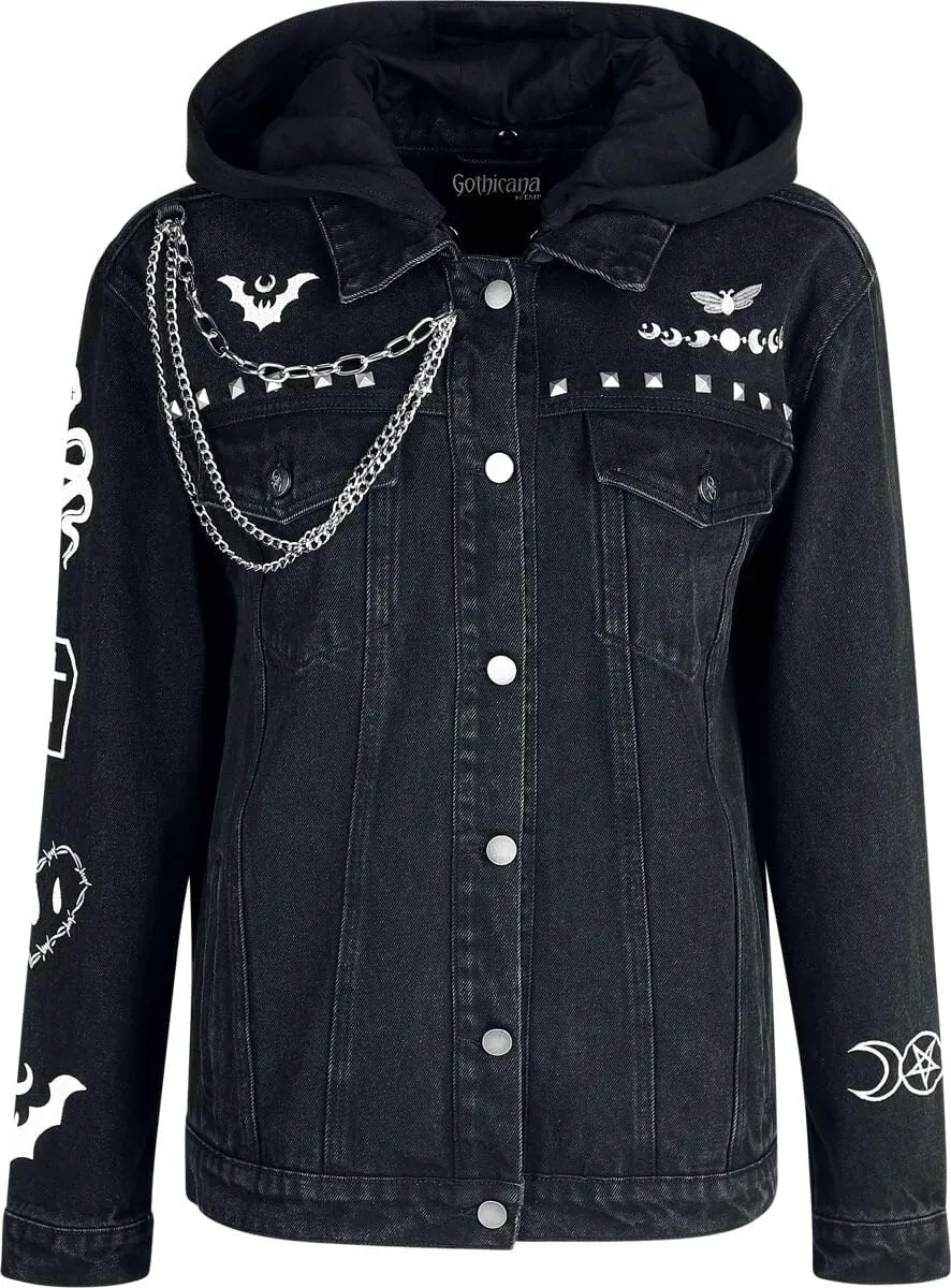Gothicana by EMP The Witching Hour giubbotto jeans nero XL
