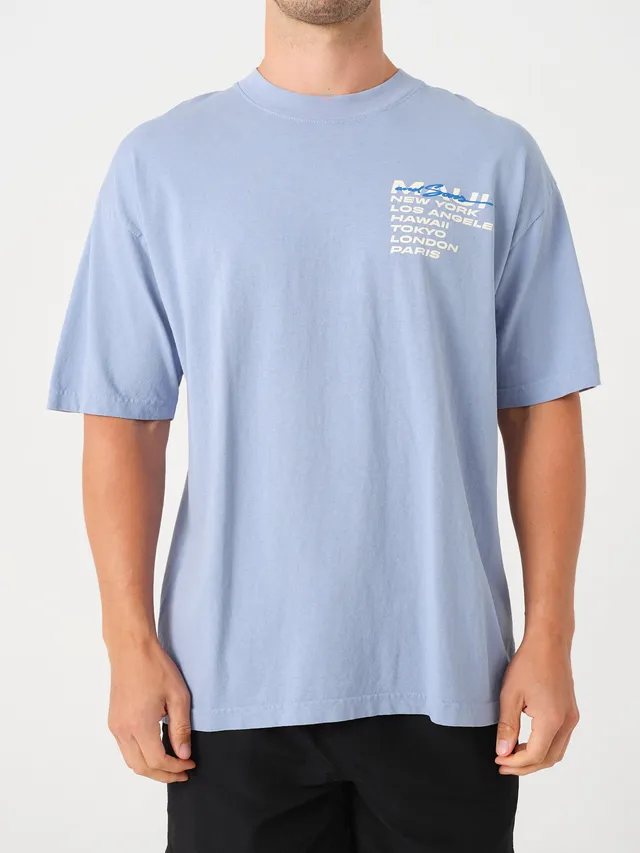 Maui and Sons City Wave maglietta azzurra uomo