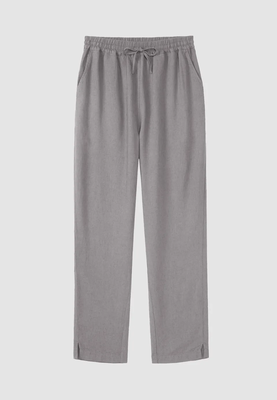 Recolution Moonflower pantaloni donna greige lino