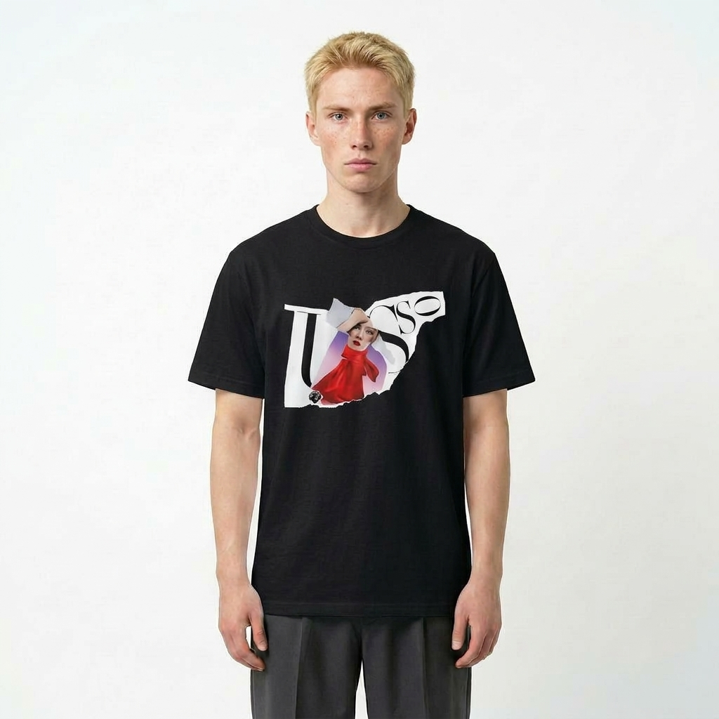 Seetees Lusso t-shirt grafica rivista taglia vera