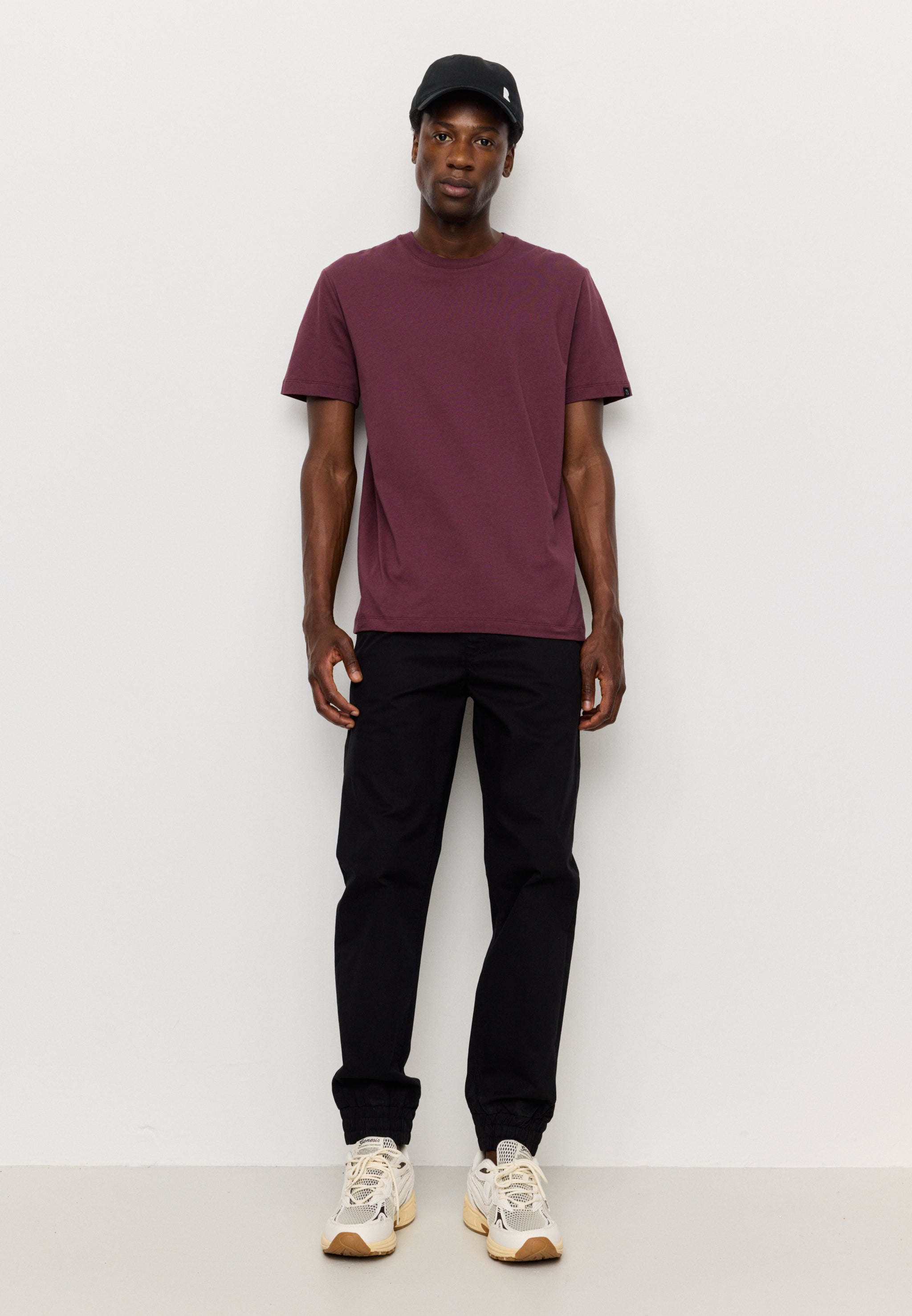 Recolution Musa pantalone chino nero elastico