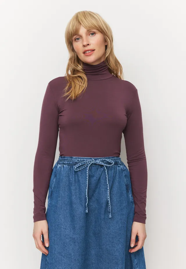 Recolution Nobelis maglia maniche lunghe dark plum