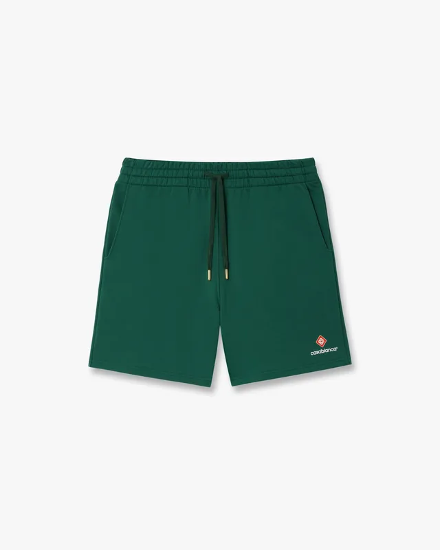 Casablanca Sport Type pantaloncini tuta verdi cotone