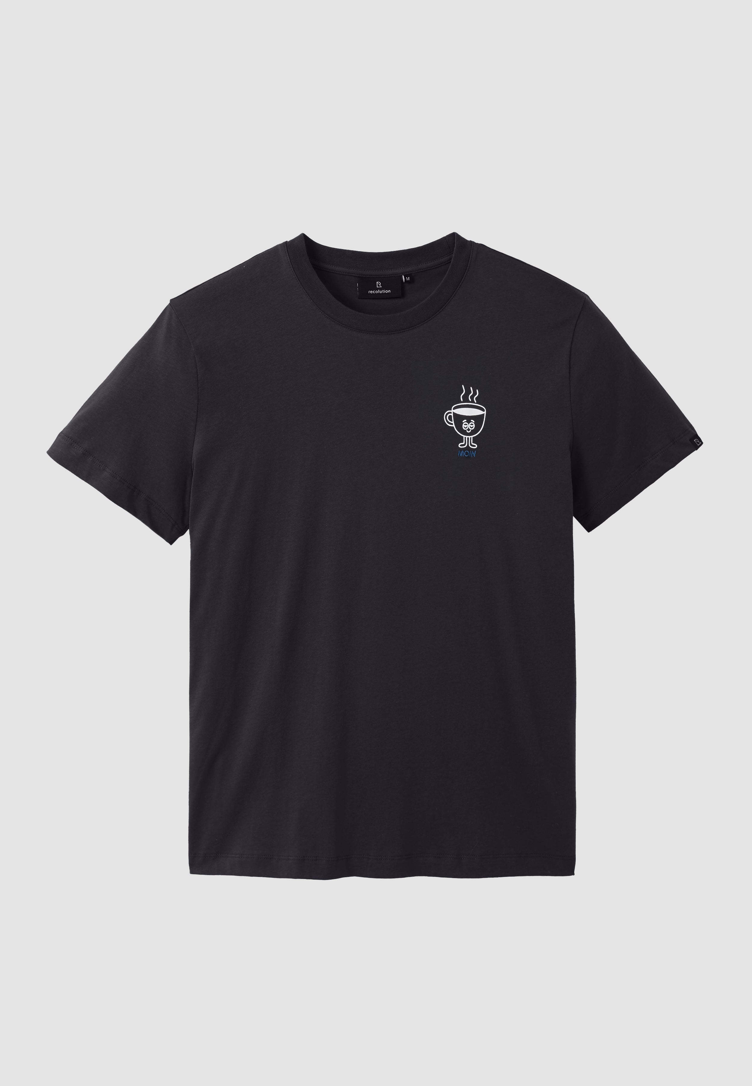 Recolution Agave Moin t-shirt nera cotone bio