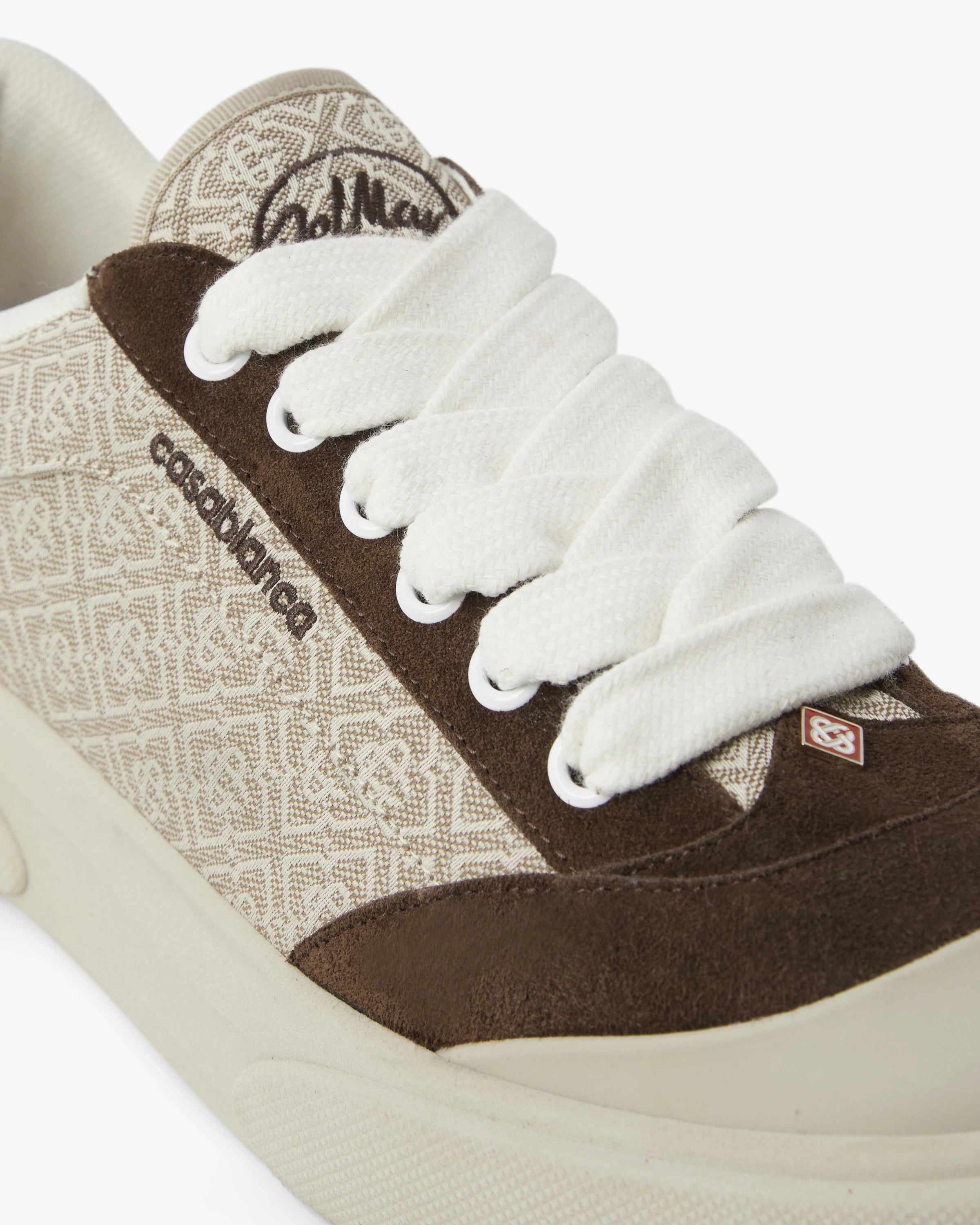 Casablanca Del Mar sneakers marrone beige pelle