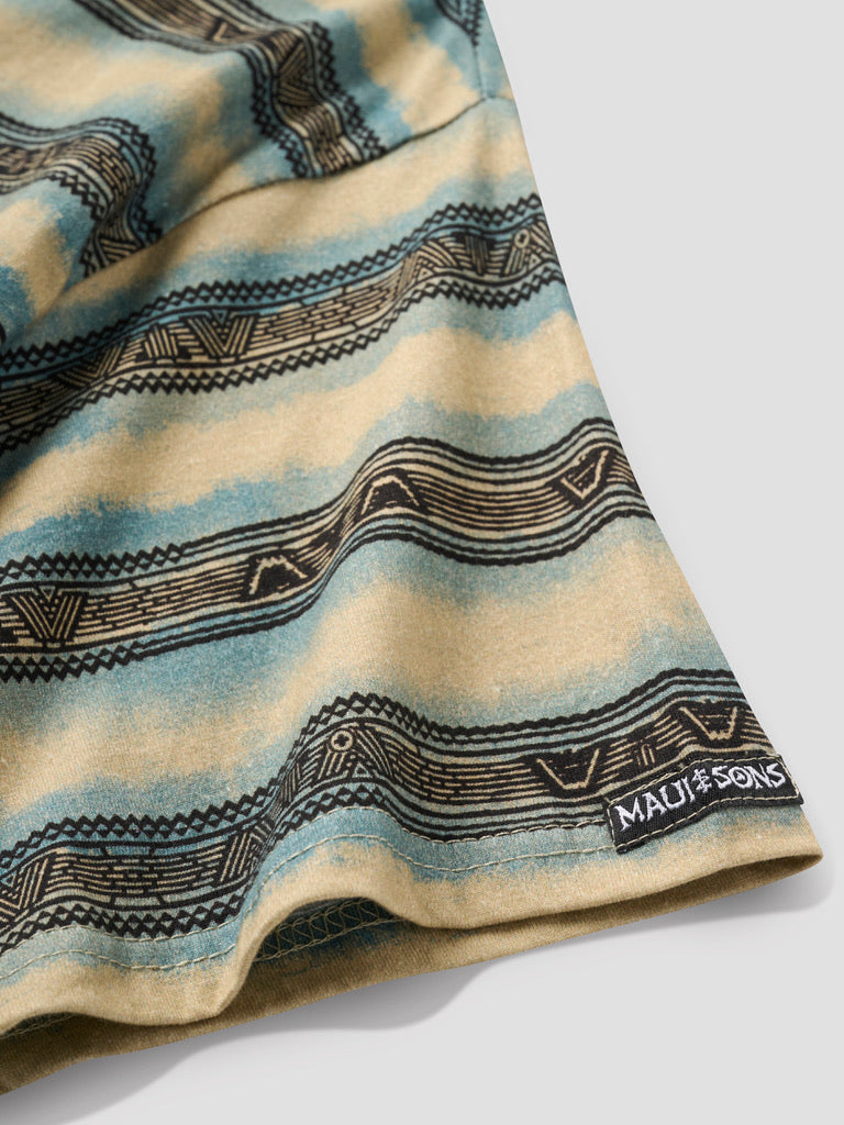 Maui and Sons Stratos t-shirt boxy righe cotone