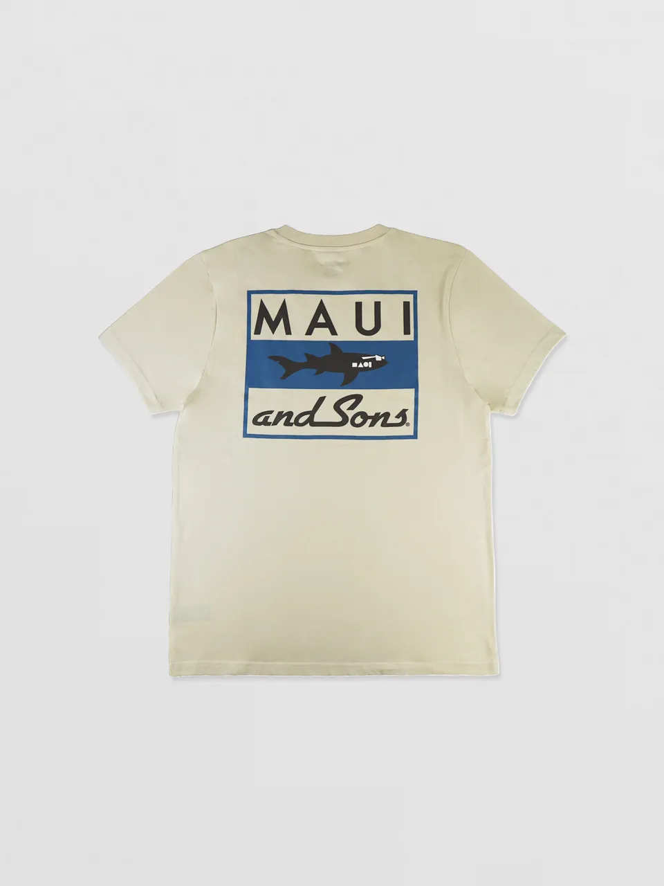 Maui and Sons OG Shark maglietta vaniglia cotone