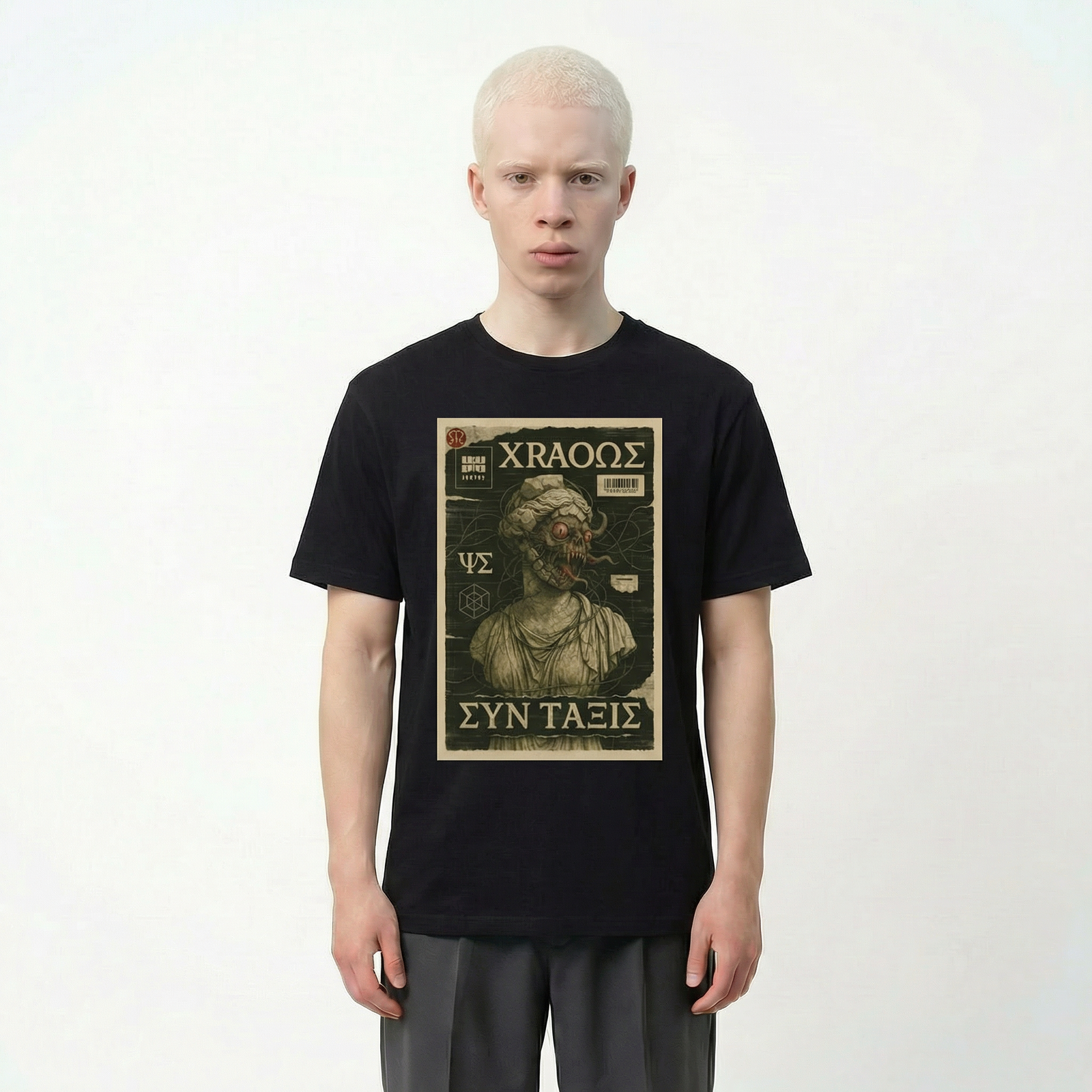 Seetees The Greek Nightmare Void t-shirt stampa grafica