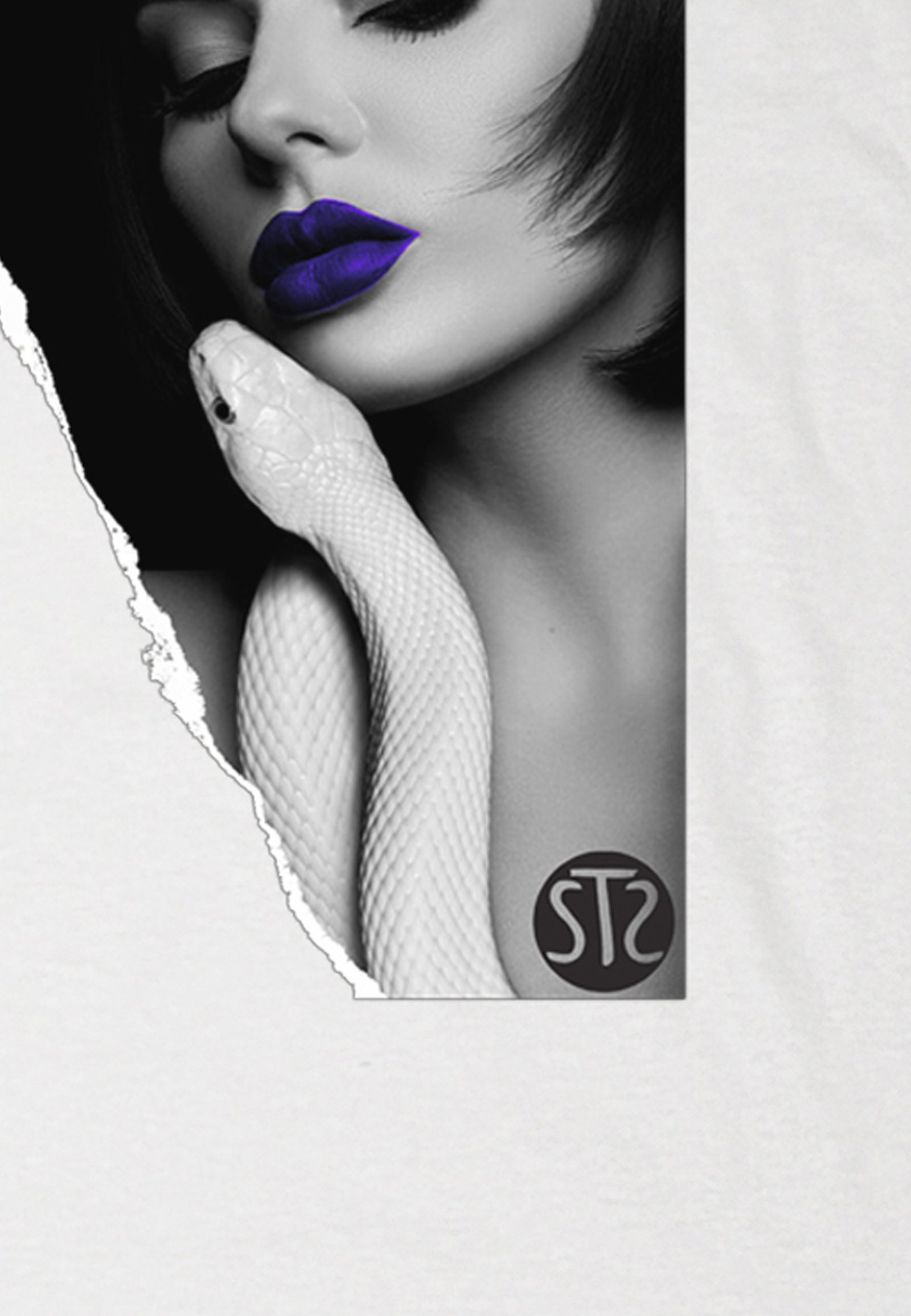 Seetees Snake T-shirt uomo cotone grafica