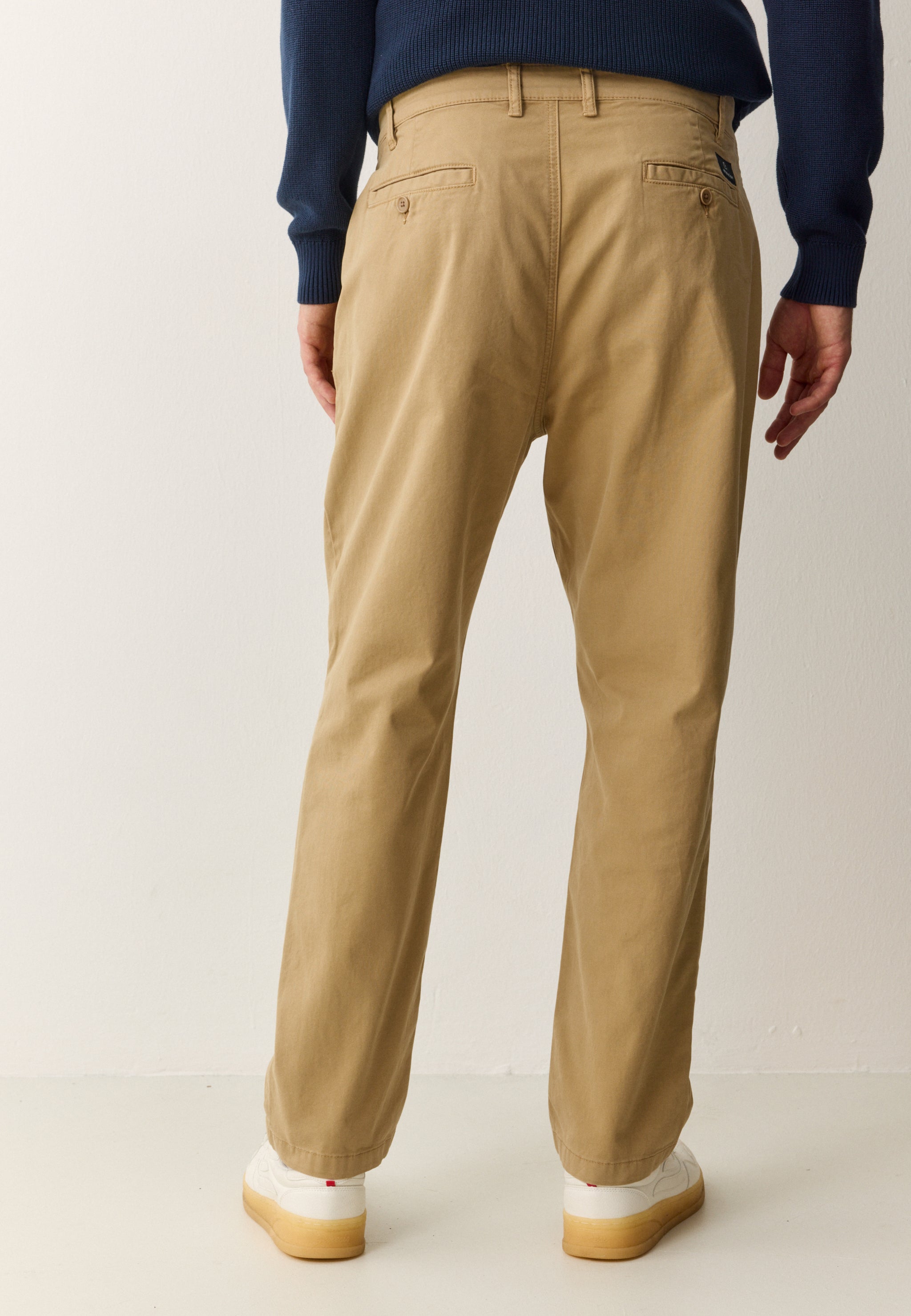Recolution Oak chino marrone cotone bio elasticizzato