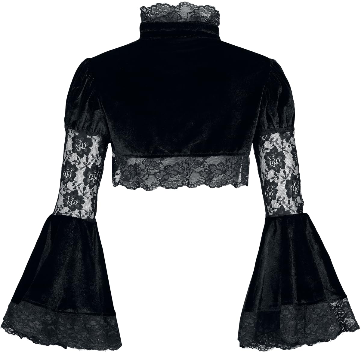 Gothicana by EMP bolero nero pizzo taglia S maniche sbuffo