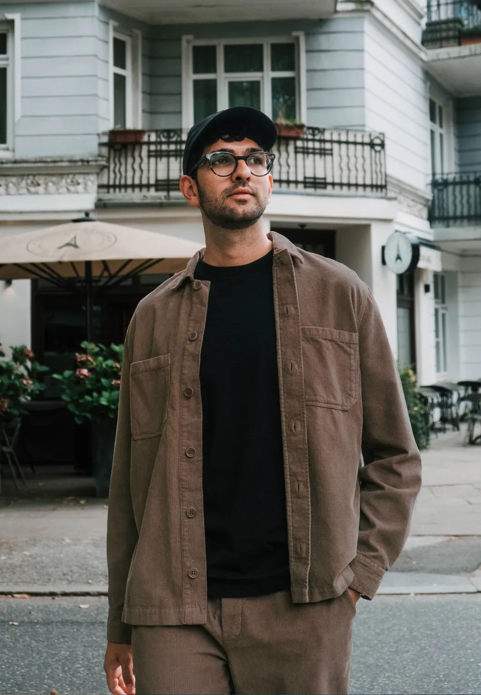 Recolution Baobab overshirt marrone velluto cotone