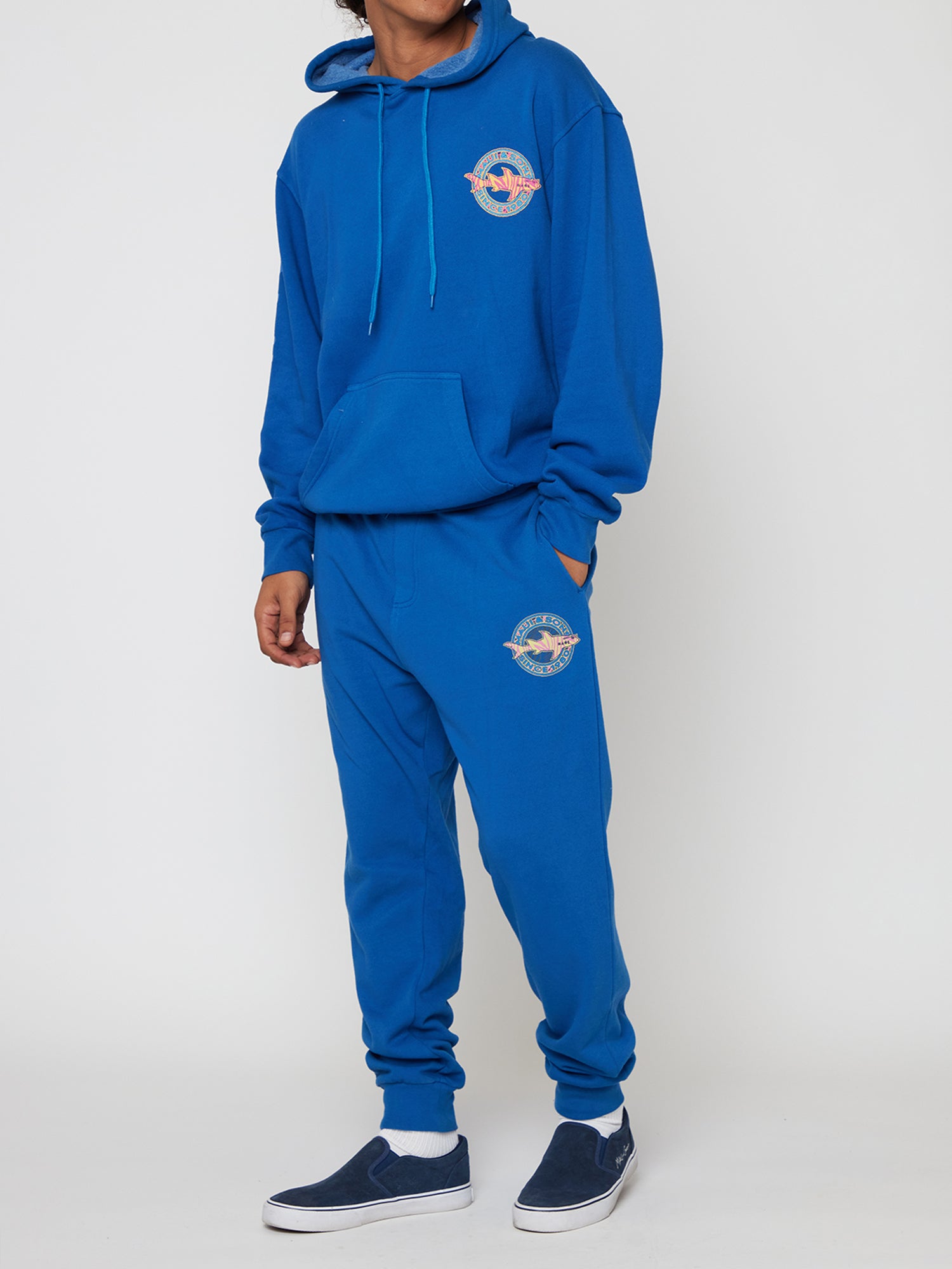 Maui and Sons Big Bright pantaloni tuta uomo blu felpa