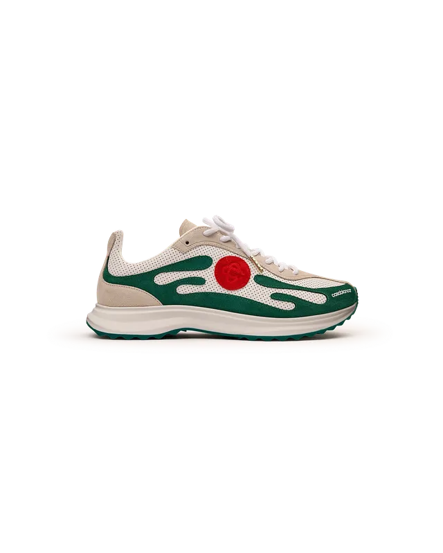 Casablanca Stade sneakers uomo bianco verde