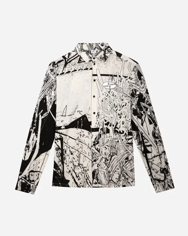 Noskra Gregor's Scars camicia donna stampata cotone