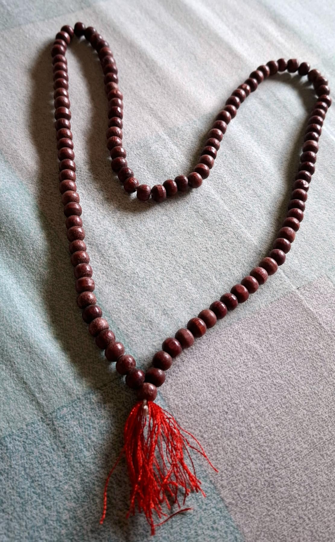 Siesta Mallah Mala collana 108 grani legno