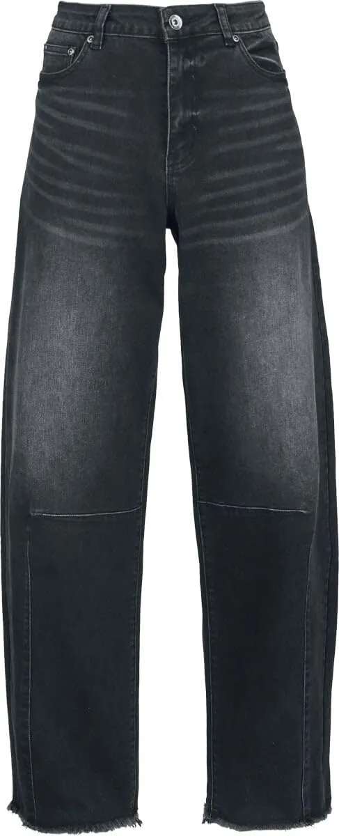 Gothicana by EMP Jeans Neri Barrel Fit 29W/32L corporate goth