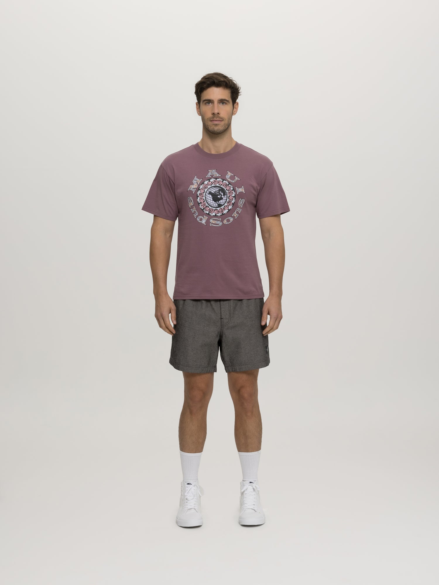 Maui and Sons Hinano Walk Shorts uomo cotone beige