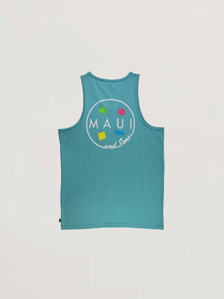 Maui and Sons Cookie Logo 2.0 canotta uomo vanilla in cotone