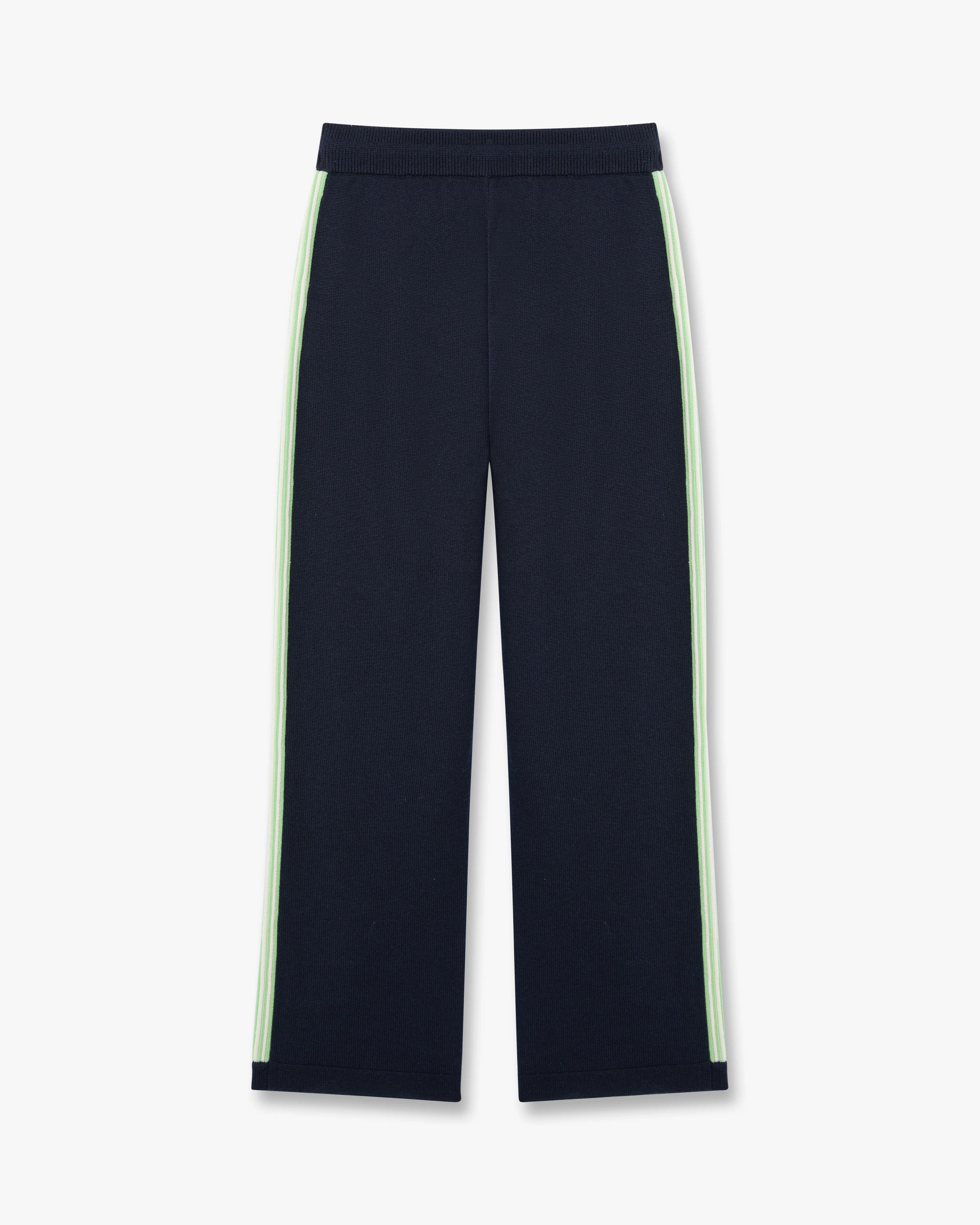 Casablanca Track pantaloni tuta blu lana merino uomo