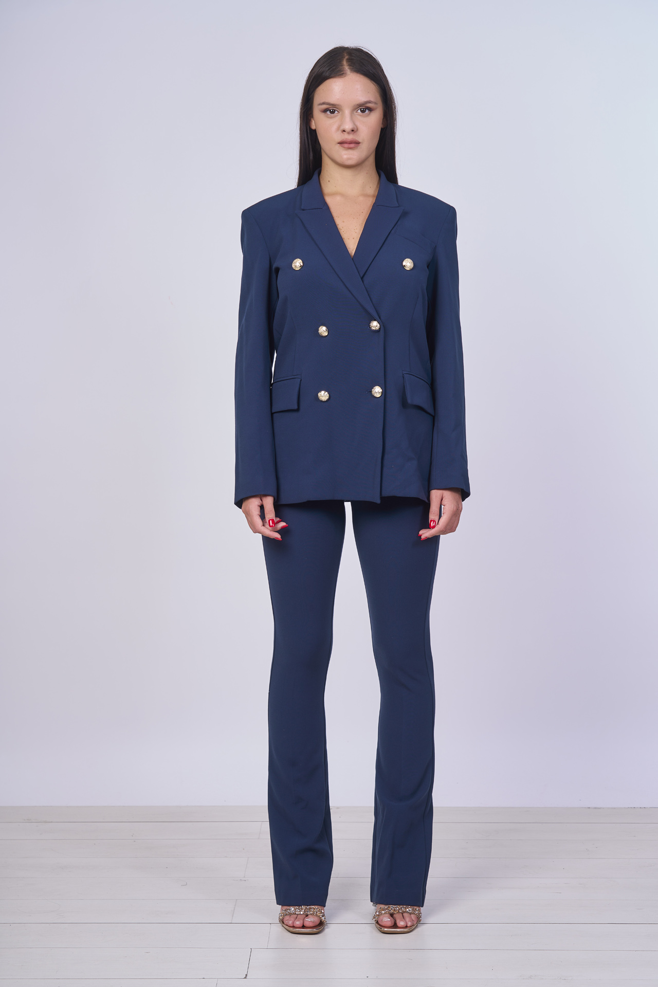 Sarah Chole pantalone elasticizzato poliestere viscosa