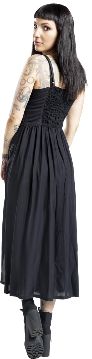 Gothicana by EMP abito lungo donna nero pizzo