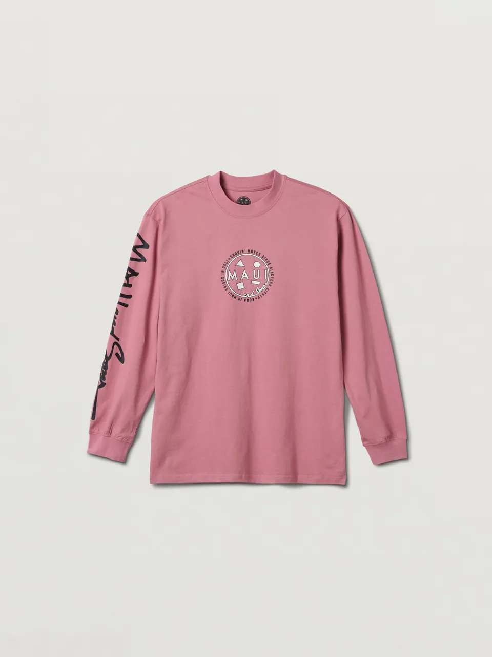 Maui and Sons Chaser maglia manica lunga foxglove cotone