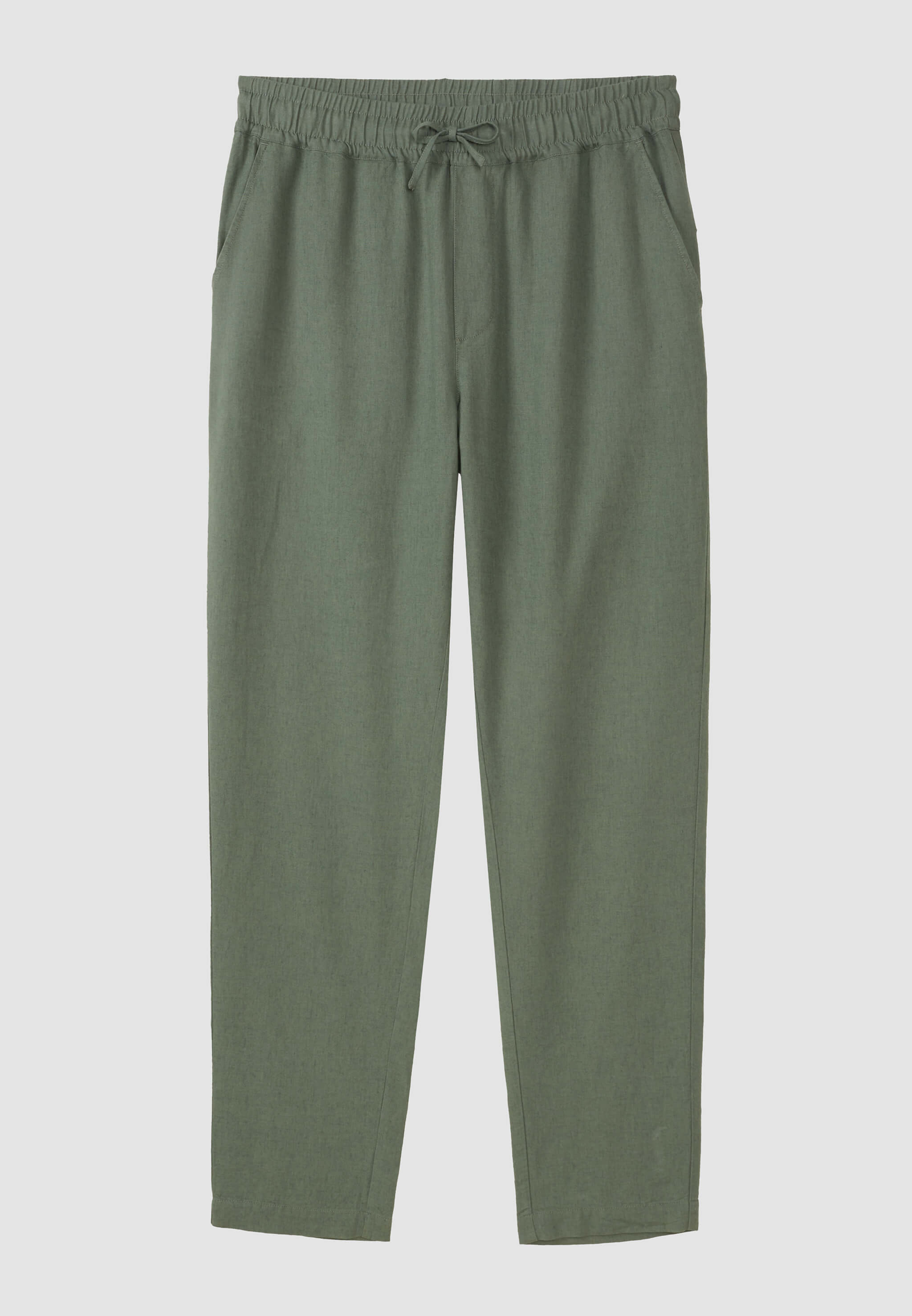 Recolution Tangelo pantaloni kaki lino viscosa