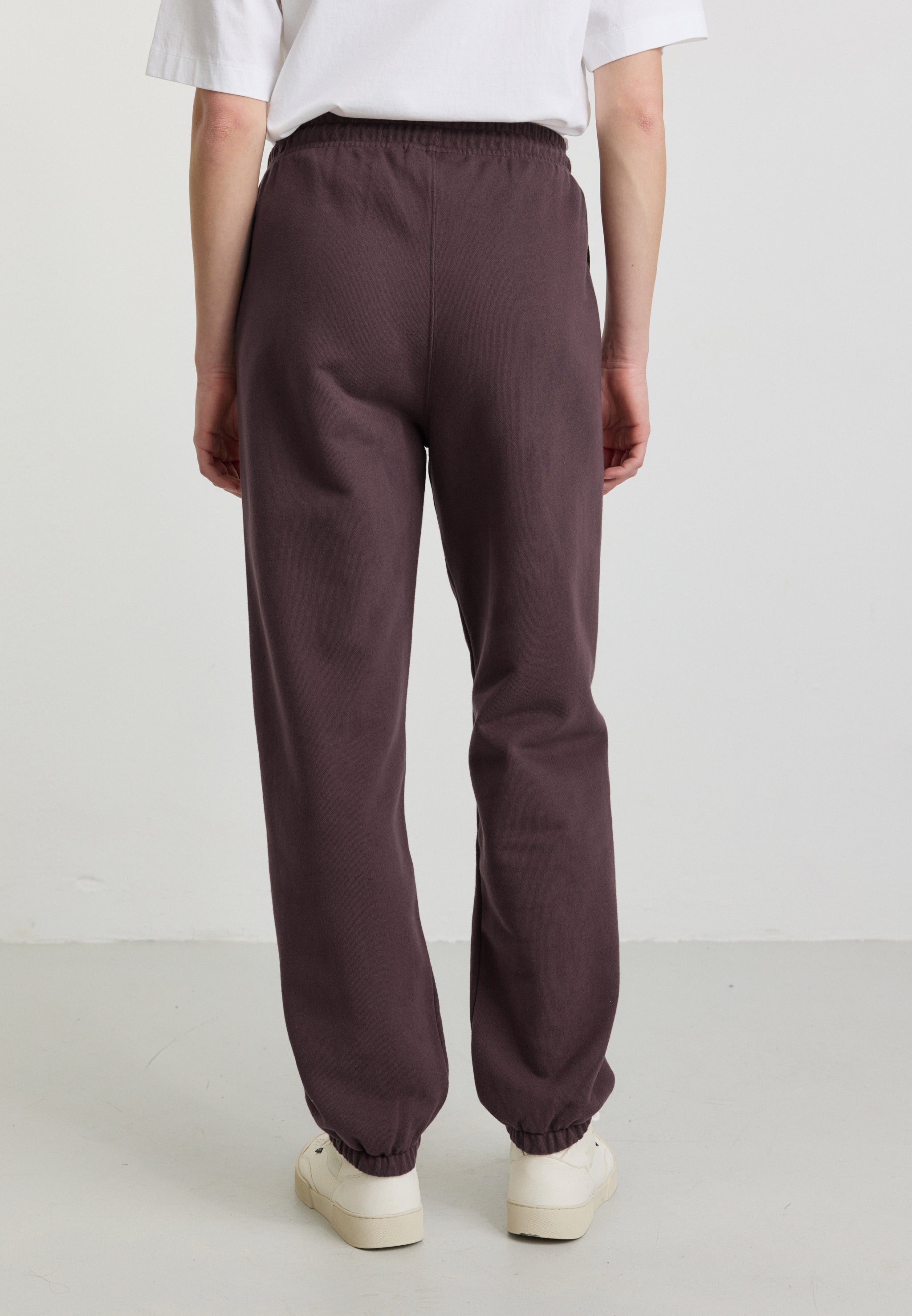 Recolution Scilla Pantaloni Jogger Viola Scuro Cotone Bio
