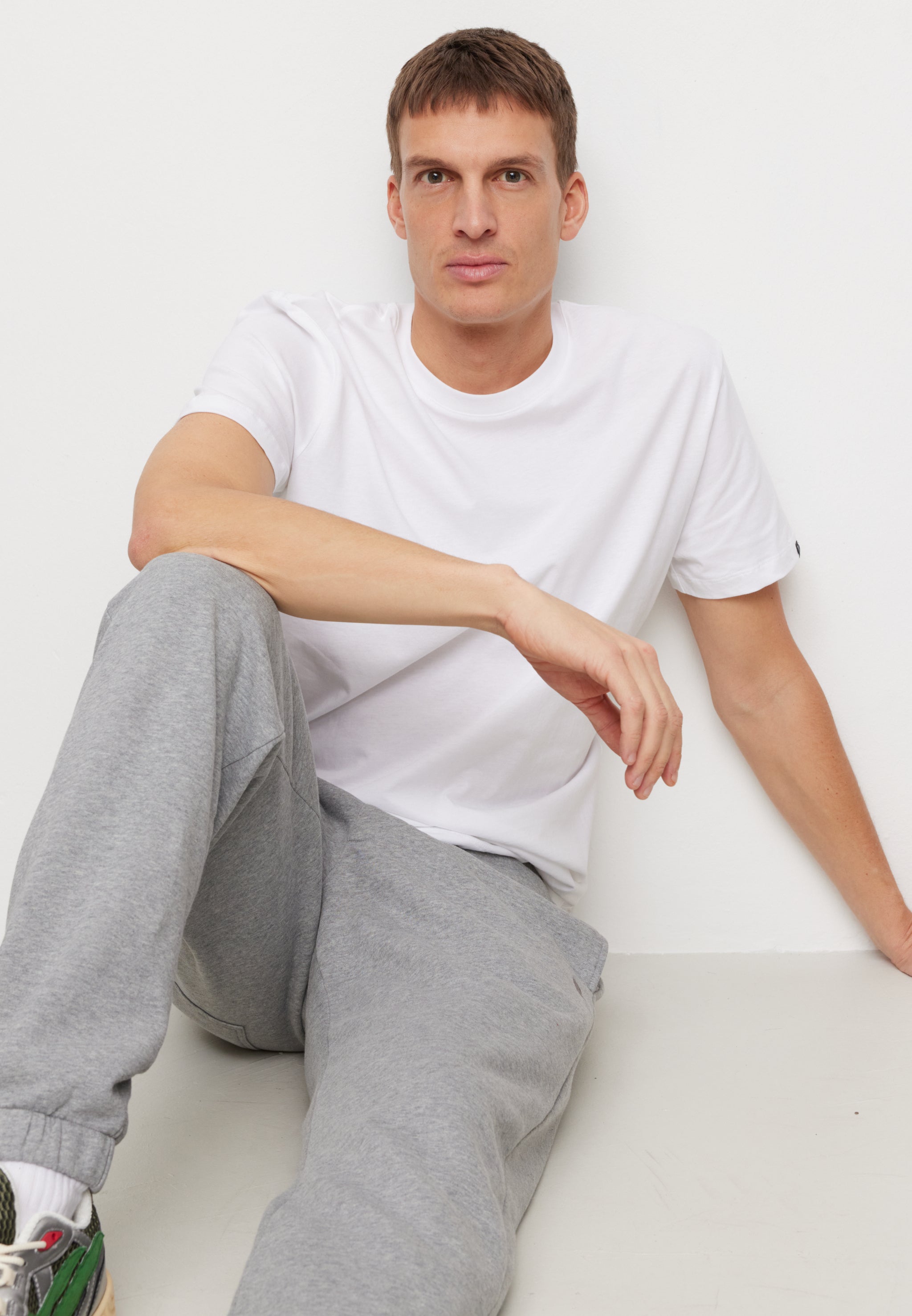 Recolution Thuja jogger cotone bio grigio comodo