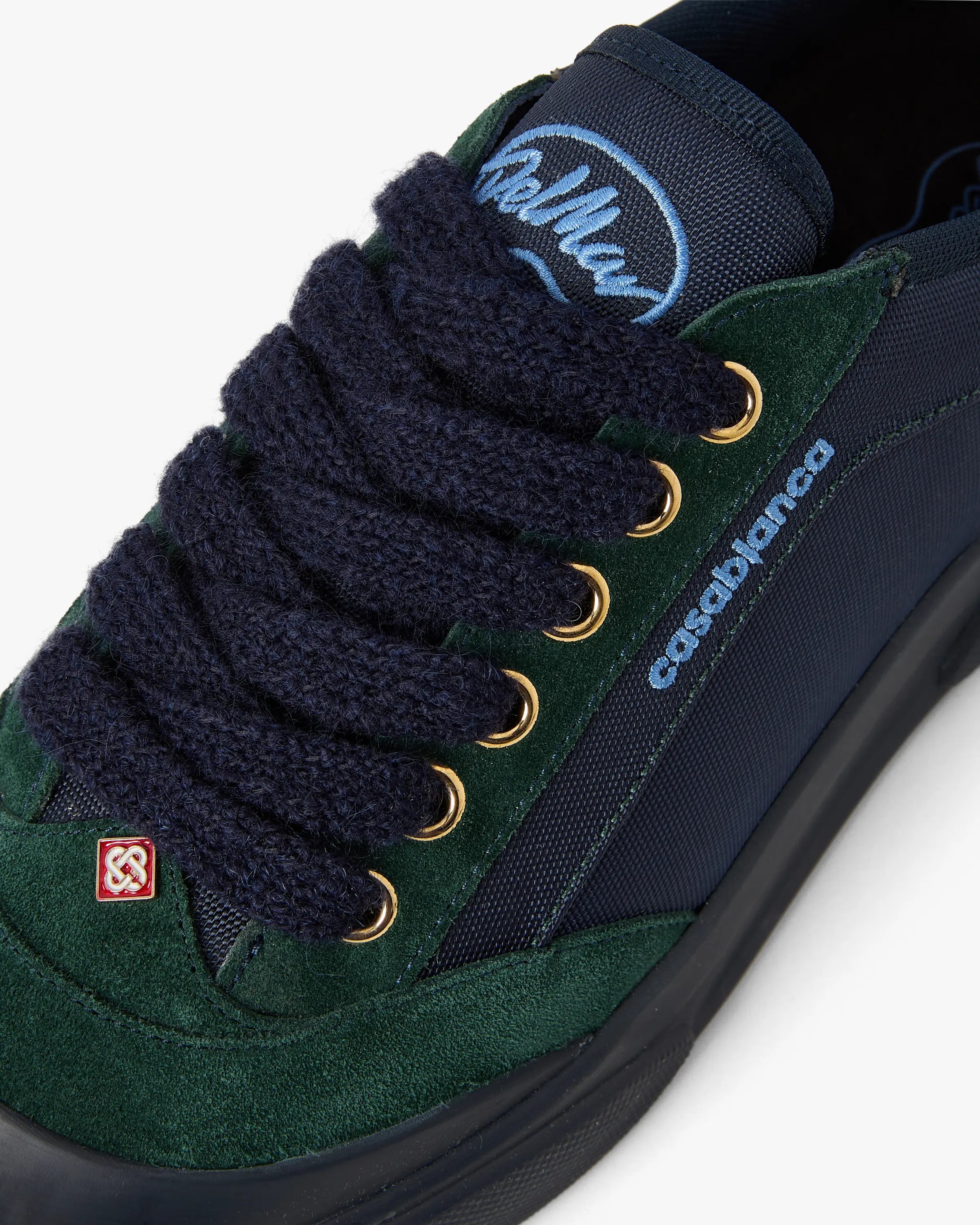 Casablanca Del Mar sneakers blu e verde