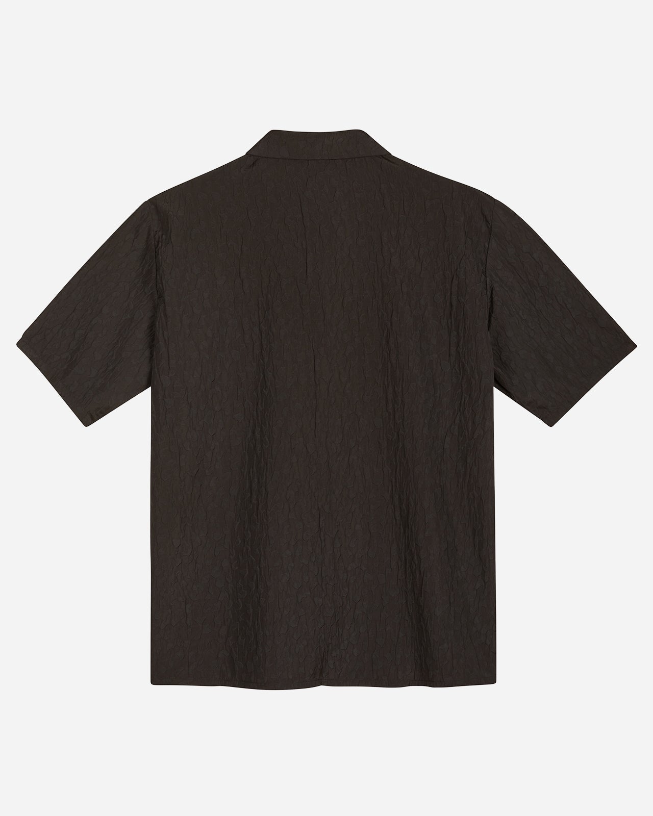 Noskra Dragon-Skin Camicia nera oversize madreperla