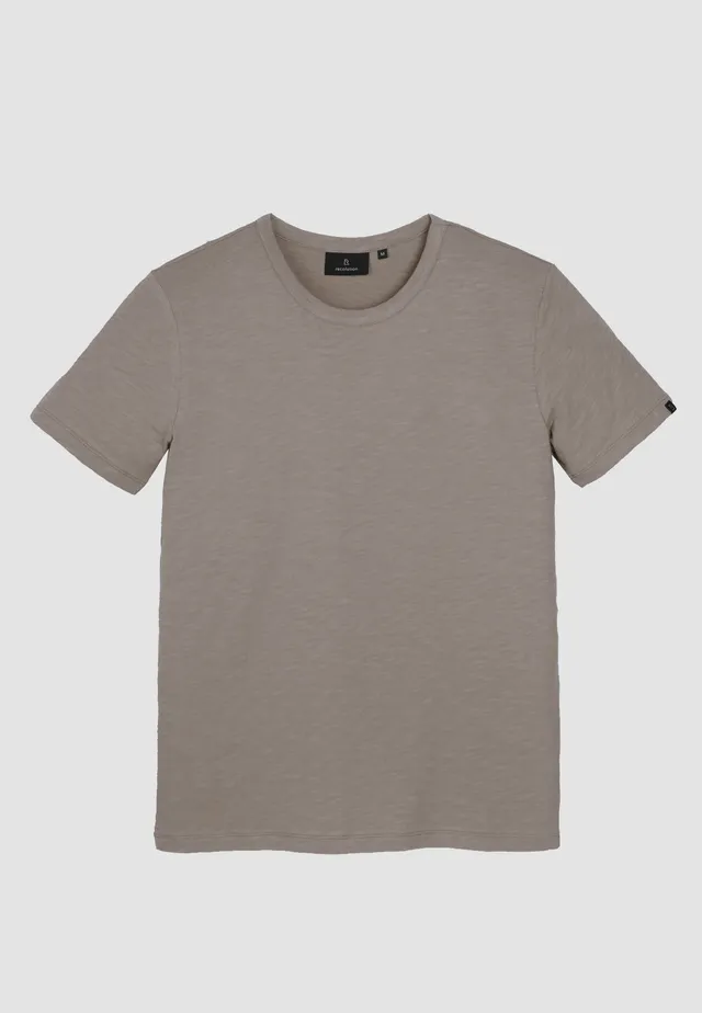 Recolution BAY t-shirt marrone cotone bio vestibilità comoda