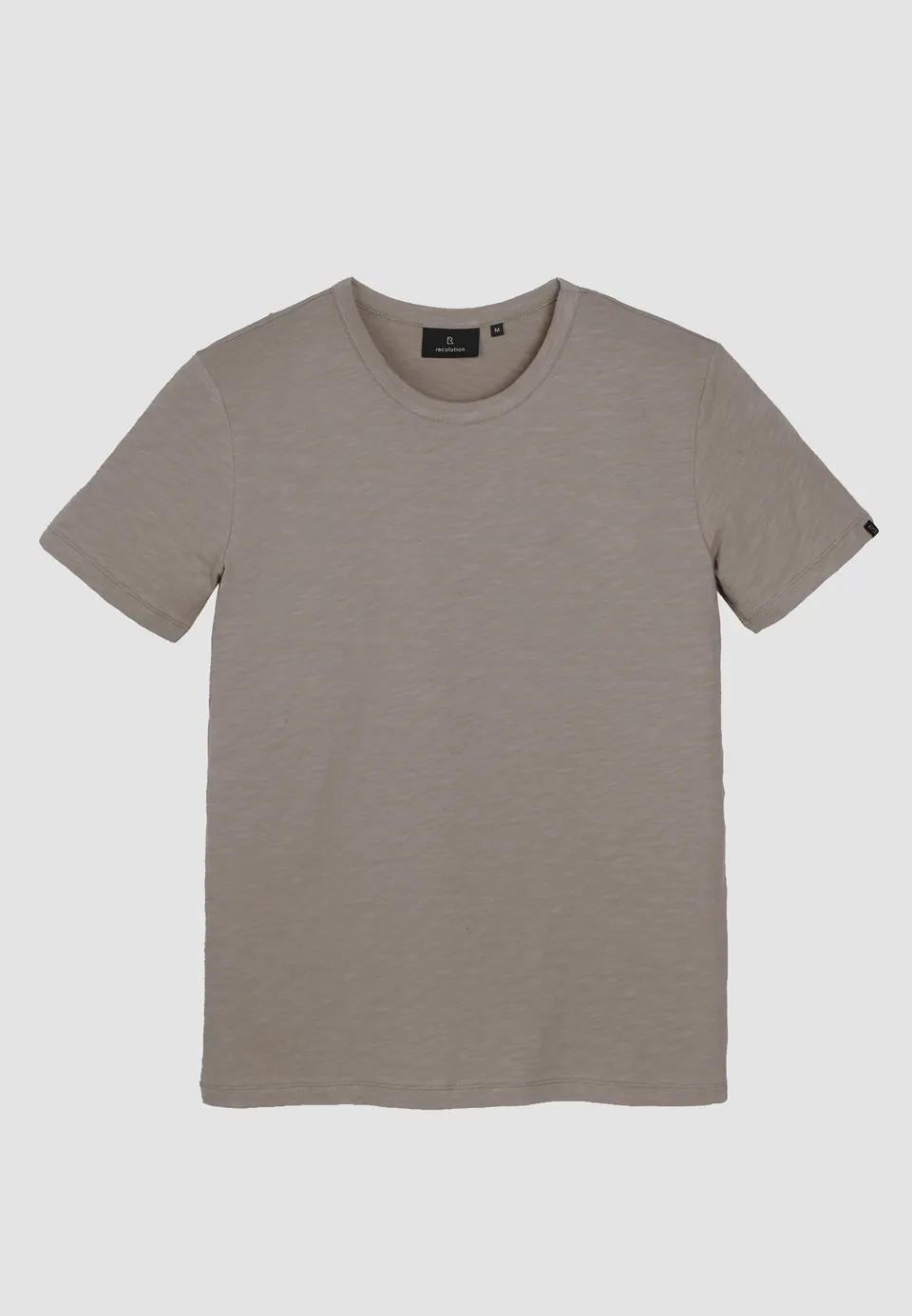 Recolution BAY t-shirt marrone cotone bio vestibilità comoda