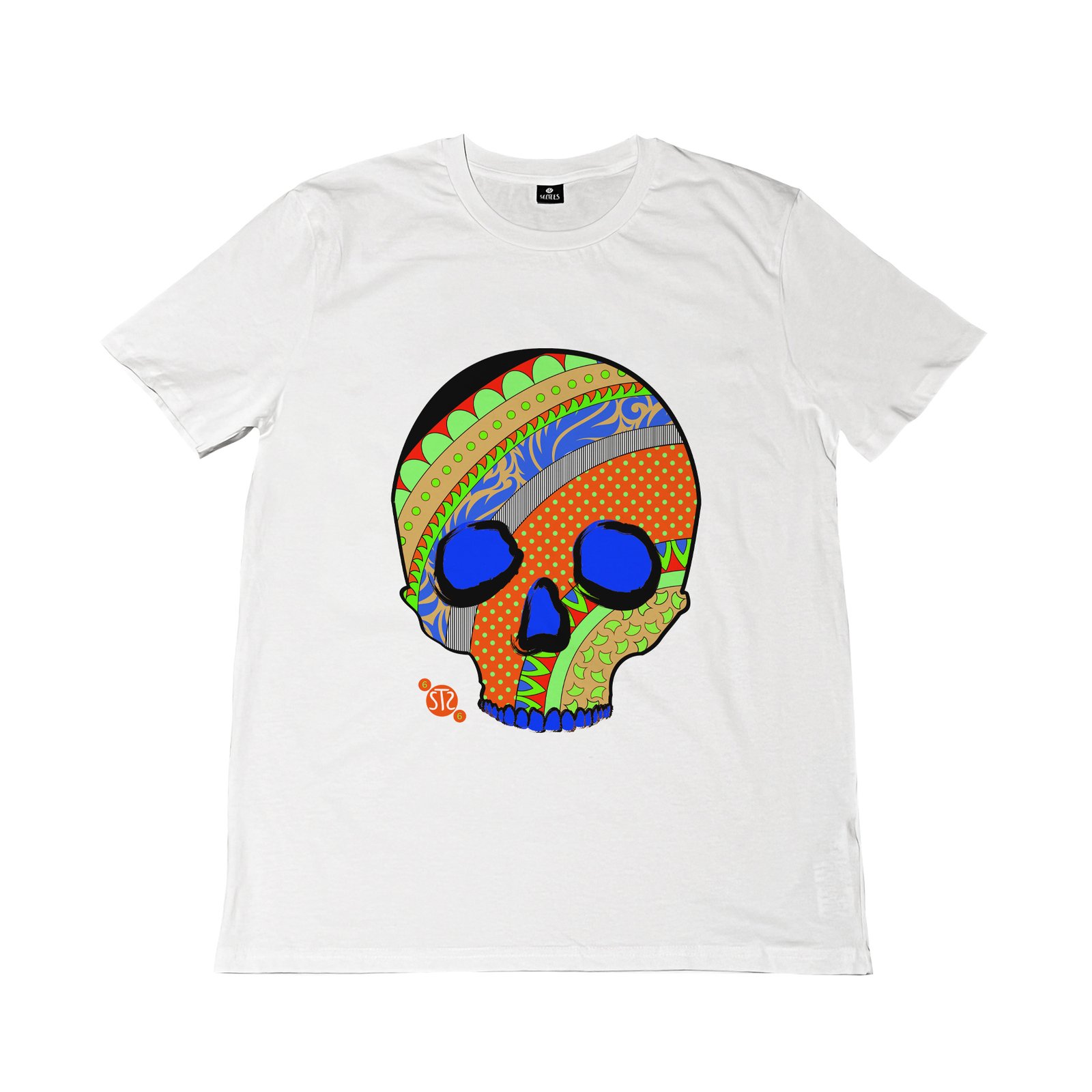 Seetees Nft Art Skulls 6 of 6 maglietta teschi