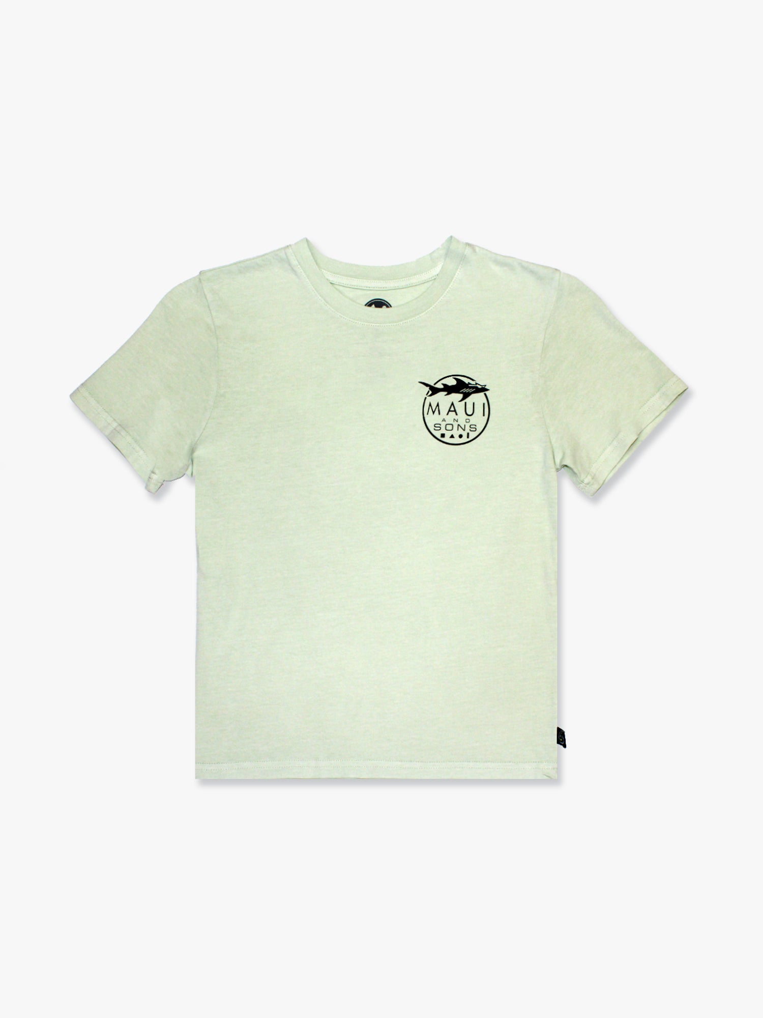Maui and Sons Shark Logo t-shirt bambino salvia cotone