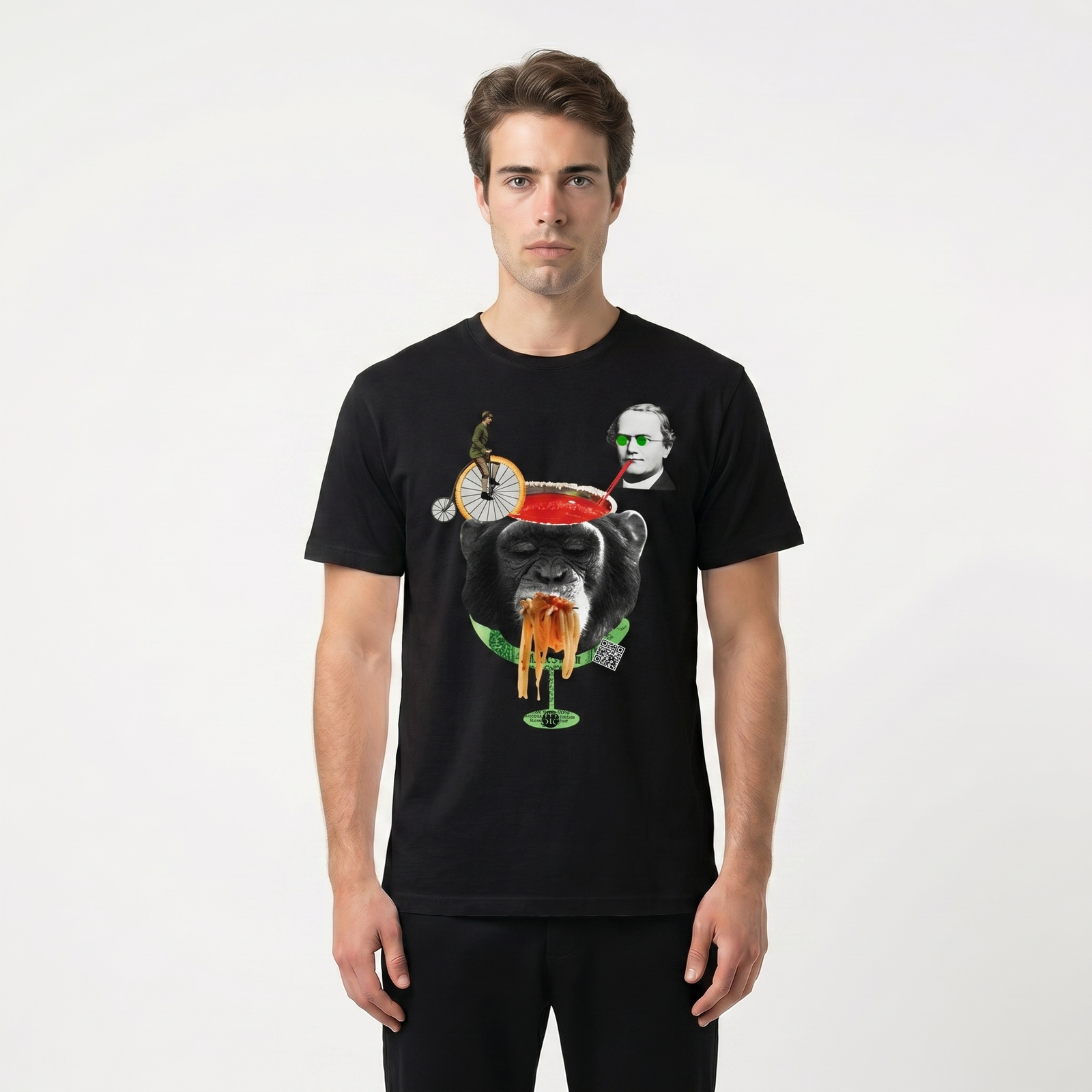 Seetees Darwin t-shirt grafica storia comoda