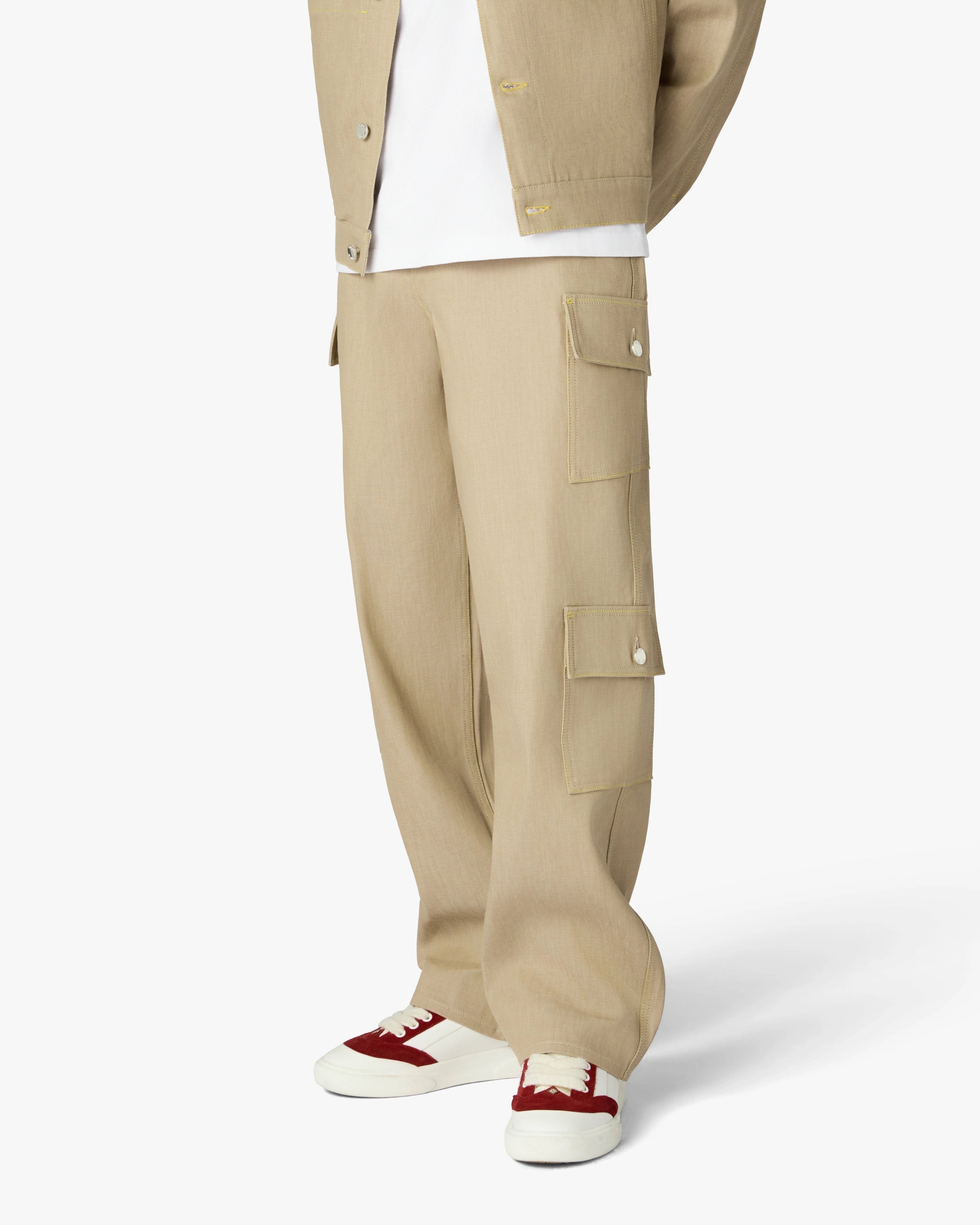 Casablanca Desert Canvas jeans beige denim giapponese