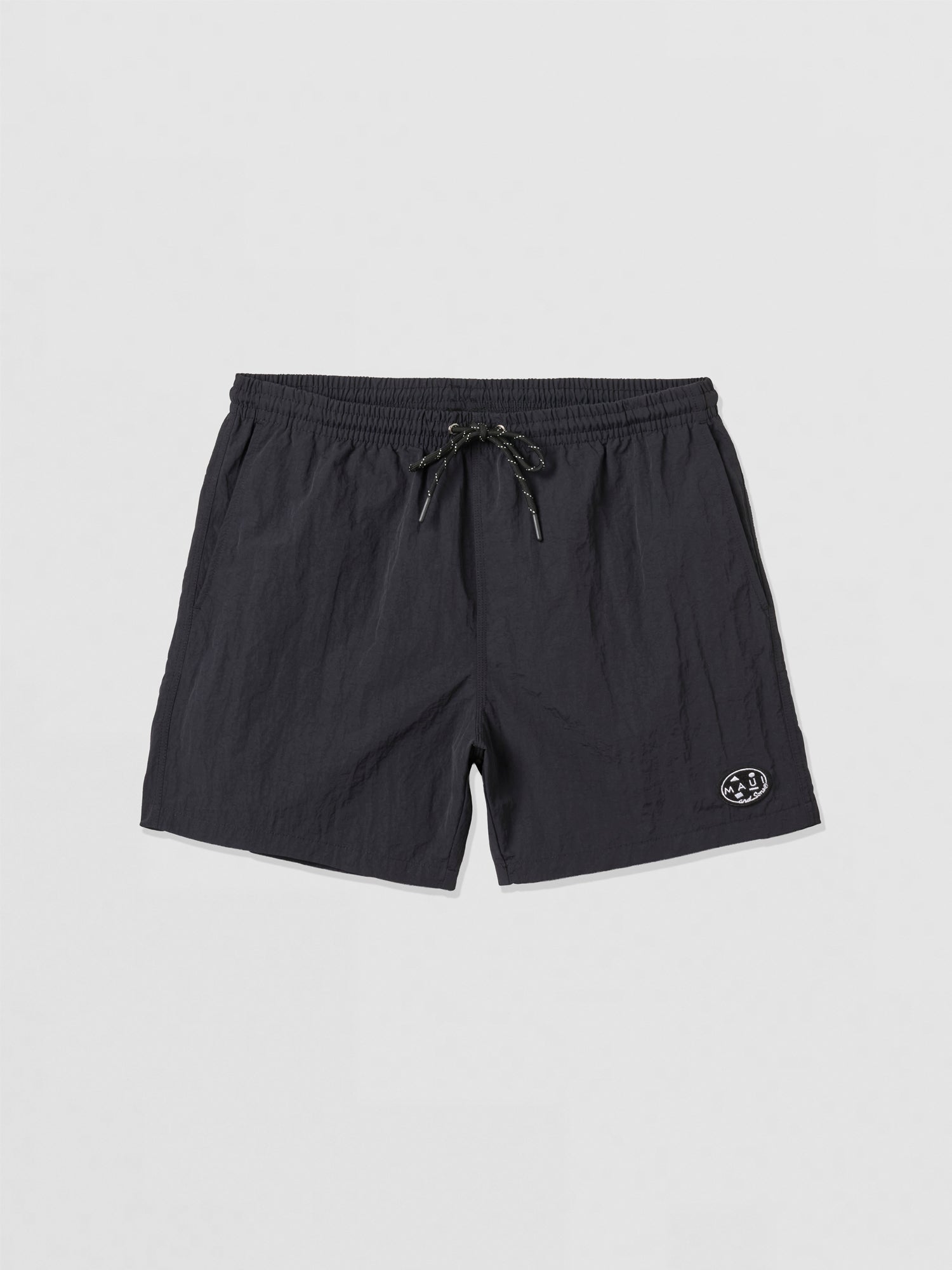 Maui and Sons Skyburn pantaloncini neri nylon rapido