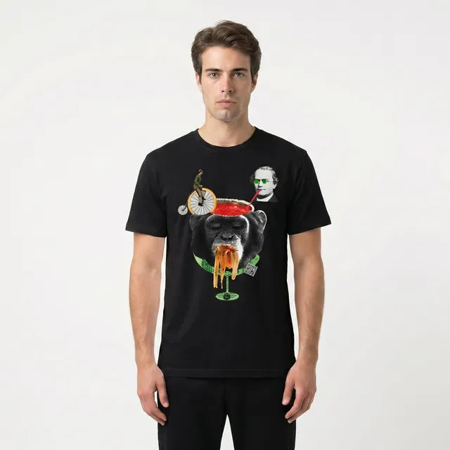 Seetees Darwin t-shirt grafica storia comoda