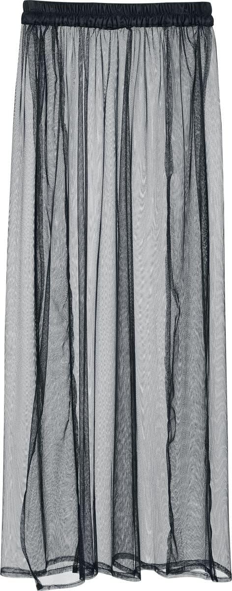 Gothicana by EMP Gonna Trasparente con Cintura Elastica taglia S