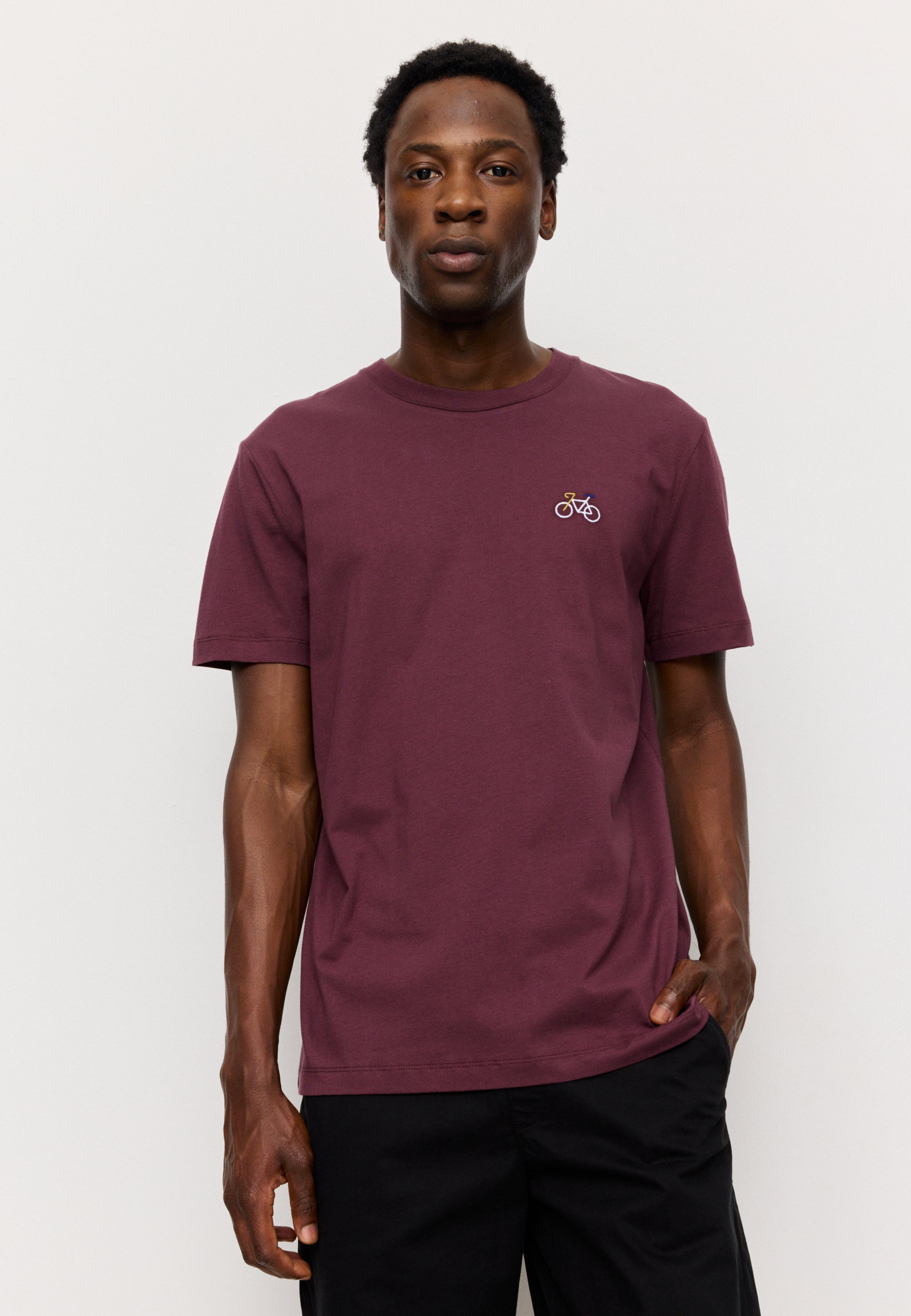 Recolution Agave Bike t-shirt cotone bio dark plum