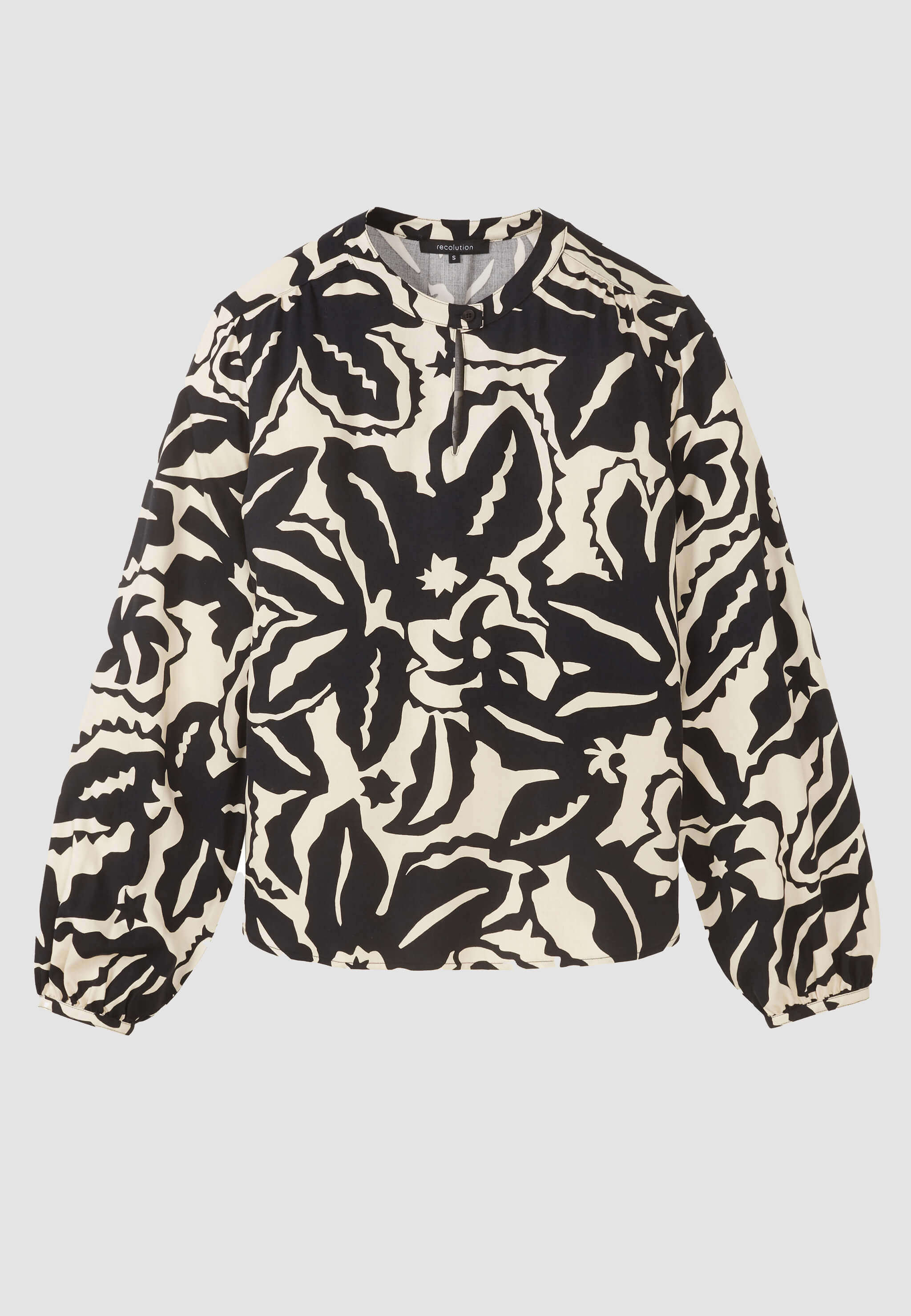 Recolution Carambola Botanical blusa donna nera