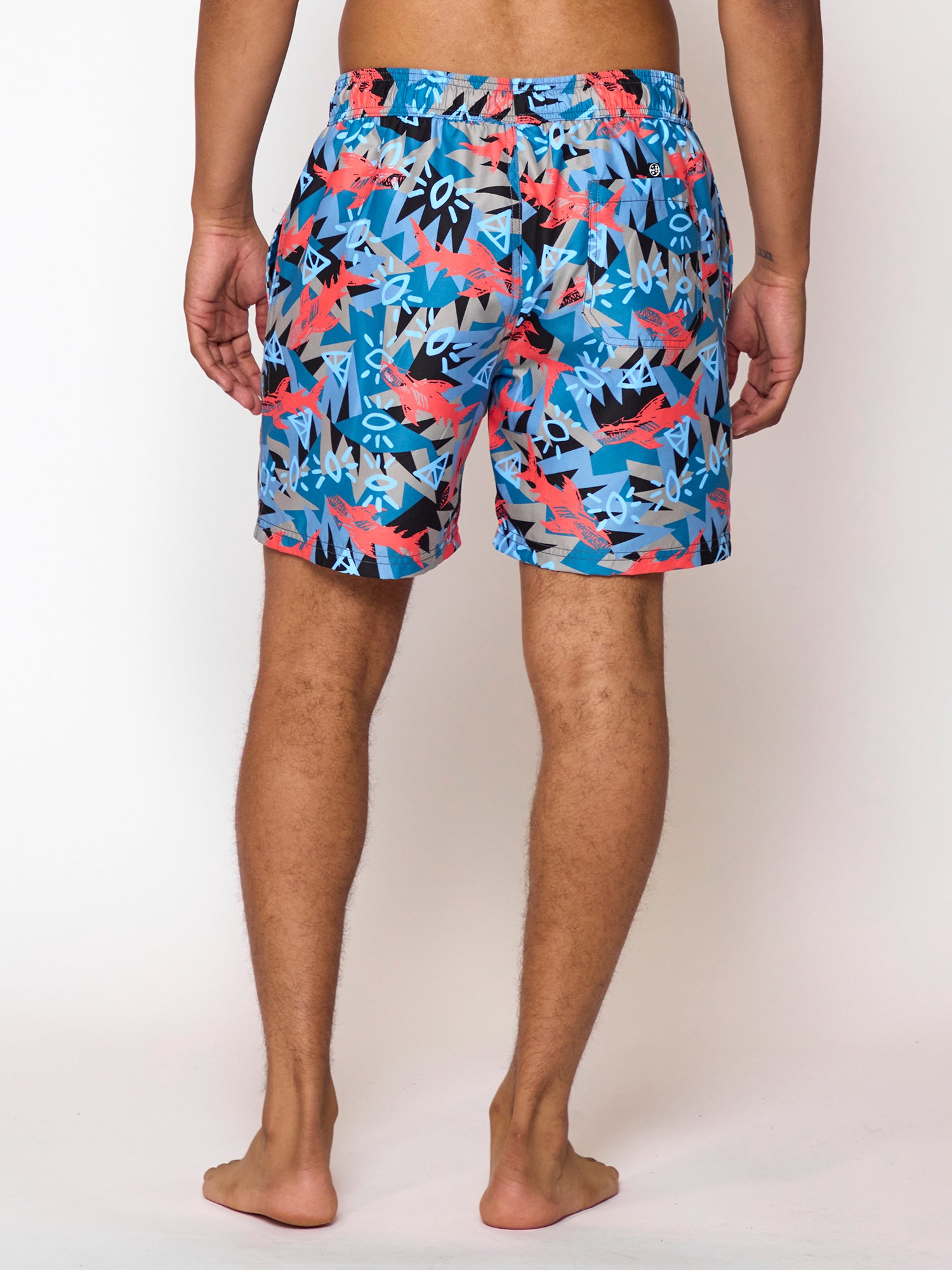 Maui and Sons Shark Tank shorts mare corallo 17 pollici