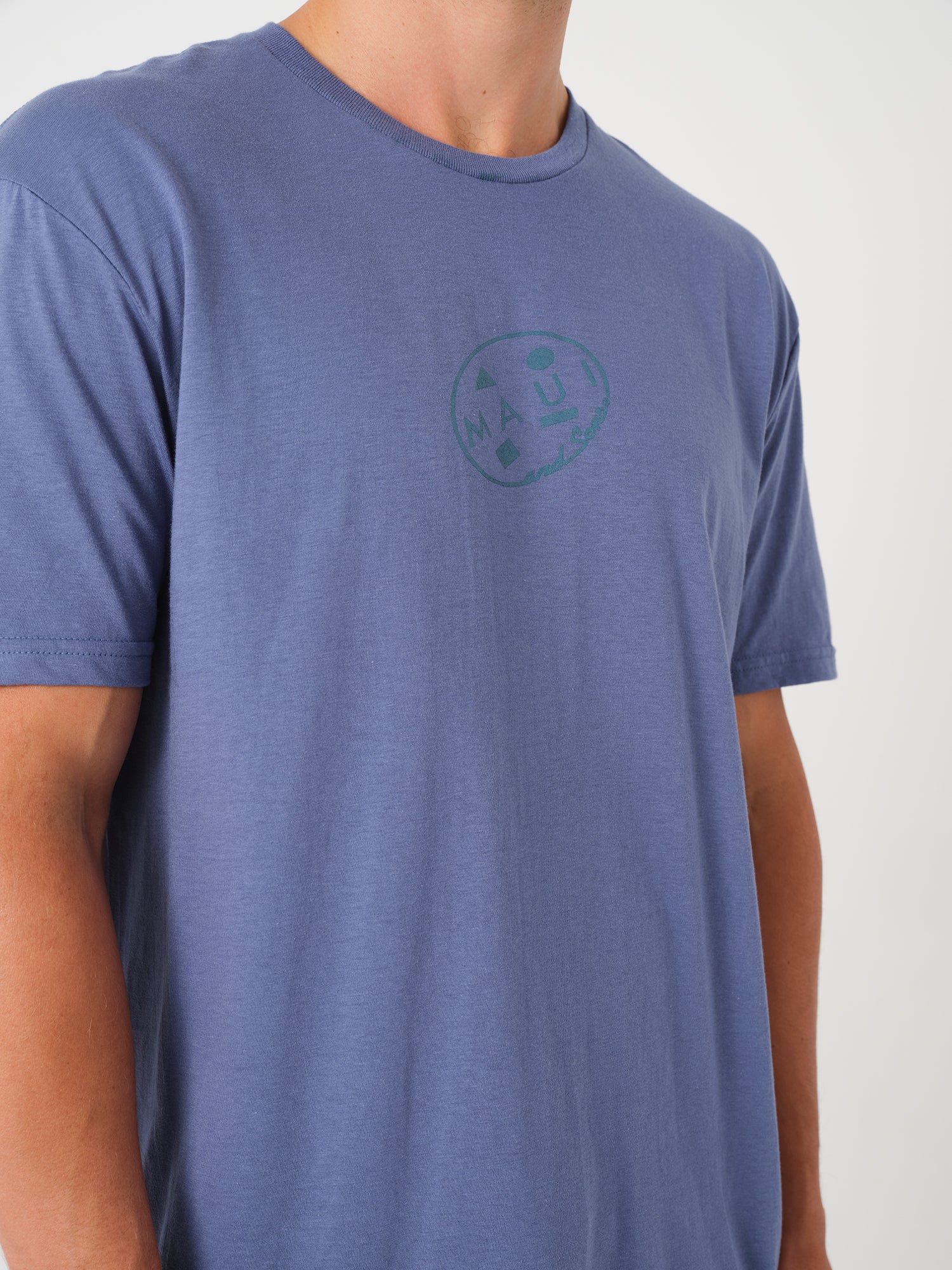 Maui and Sons Retro Cookie t-shirt cotone blu indaco