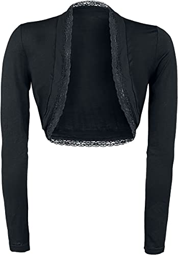 Gothicana by EMP Bolero Nero Pizzo Giacca Taglia S Gotico
