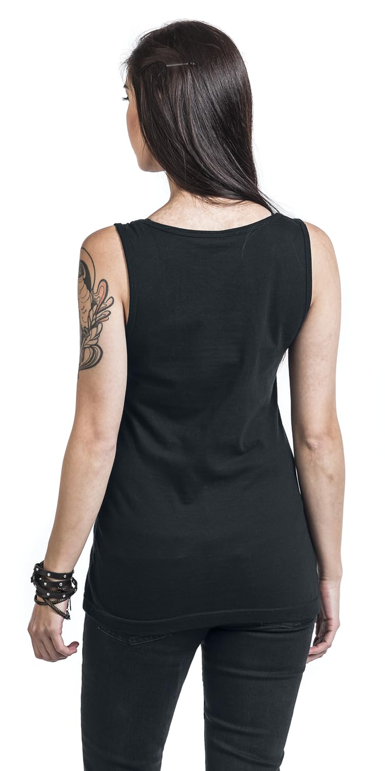 Gothicana by EMP top nero con gonna a mano L