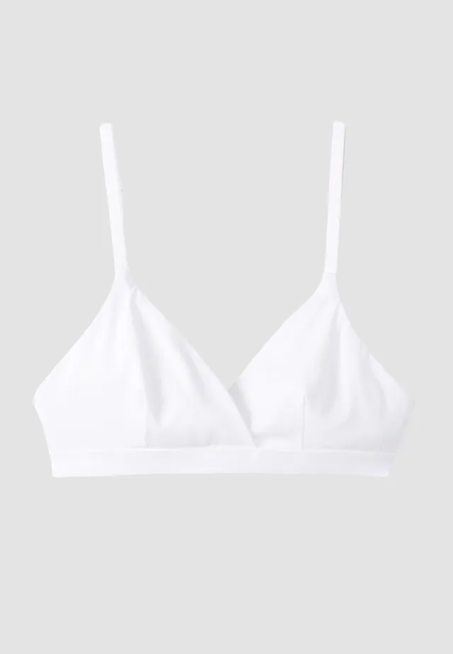 Recolution Iberis reggiseno bianco cotone bio