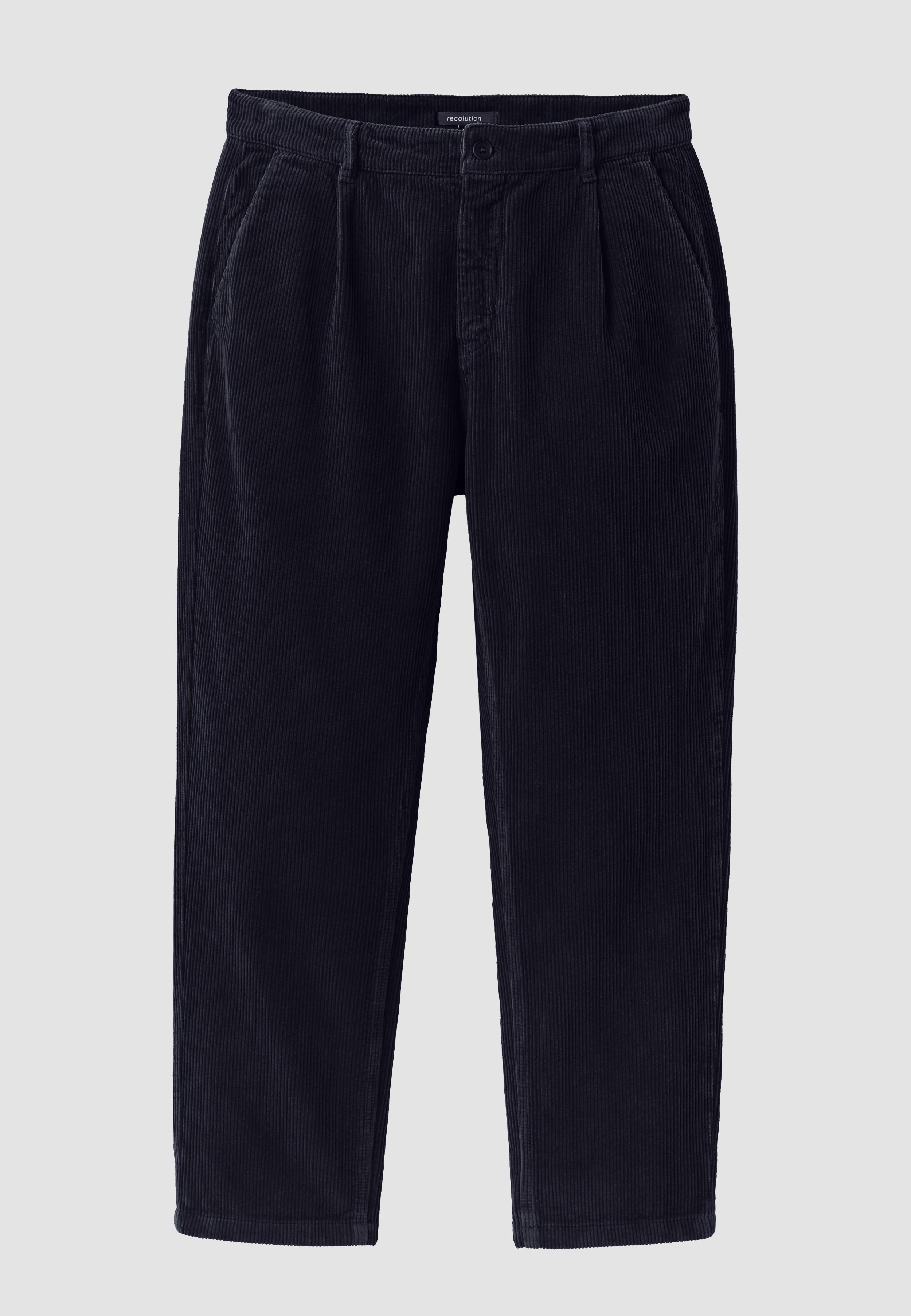 Recolution Oak Corduroy pantaloni blu velluto cotone