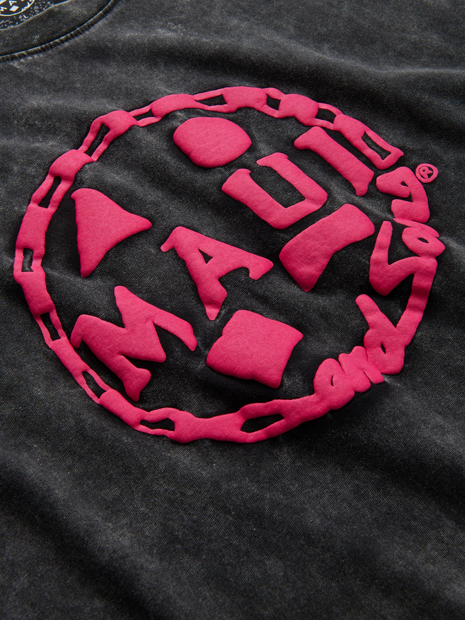 Maui and Sons Chain Cookie Mineral maglietta boxy rosa puff